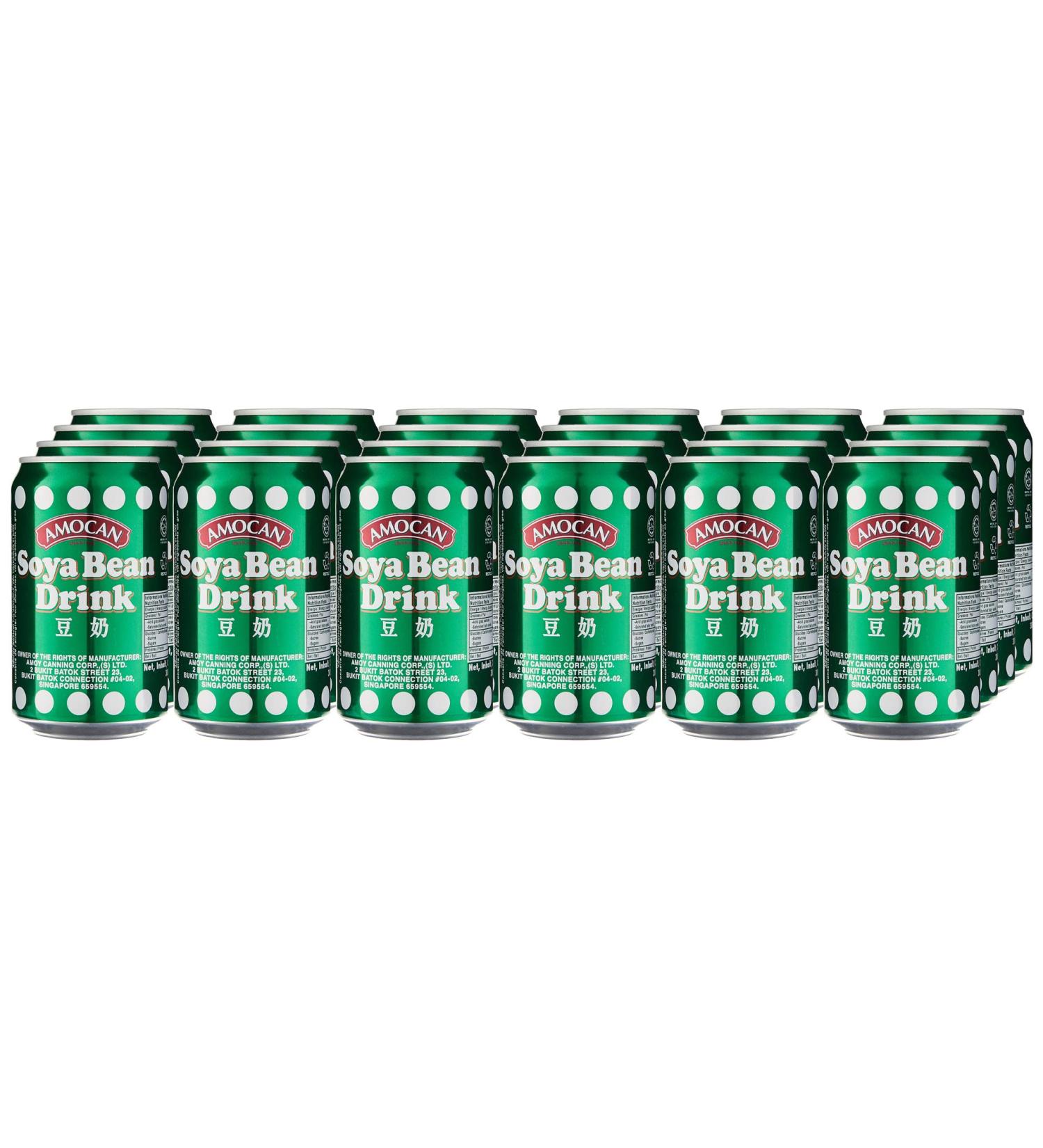 AMOFOOD Soy Milk 330ml Malaysia - Pack of 6 pieces - Buy Online on GoSupps.com