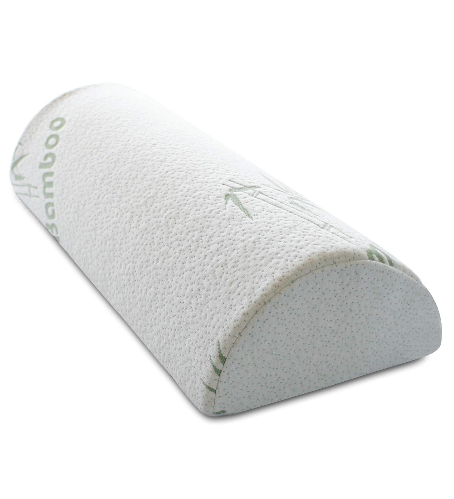 InteVision Four Position Support Pillow with Bamboo Cover - Ideal for Side or Back Sleeping - Relieves Back Pain - Buy Online on GoSupps.com