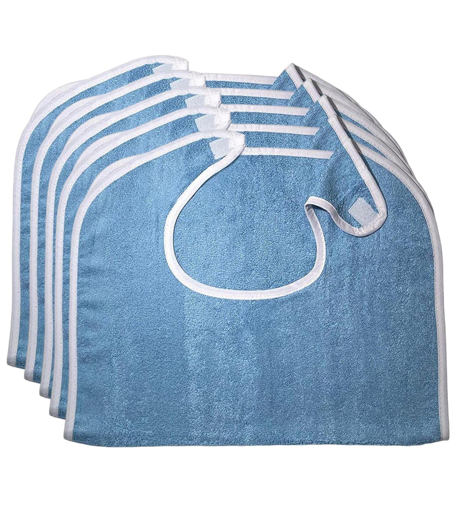 Adult Bibs Eating 76x45CM Lightweight Elder Men Cloth Protector Washable Old People Feeding Cloth With High End Cloth Protection Accessories With 5 For Men Women Elderly - Buy Online on GoSupps.com