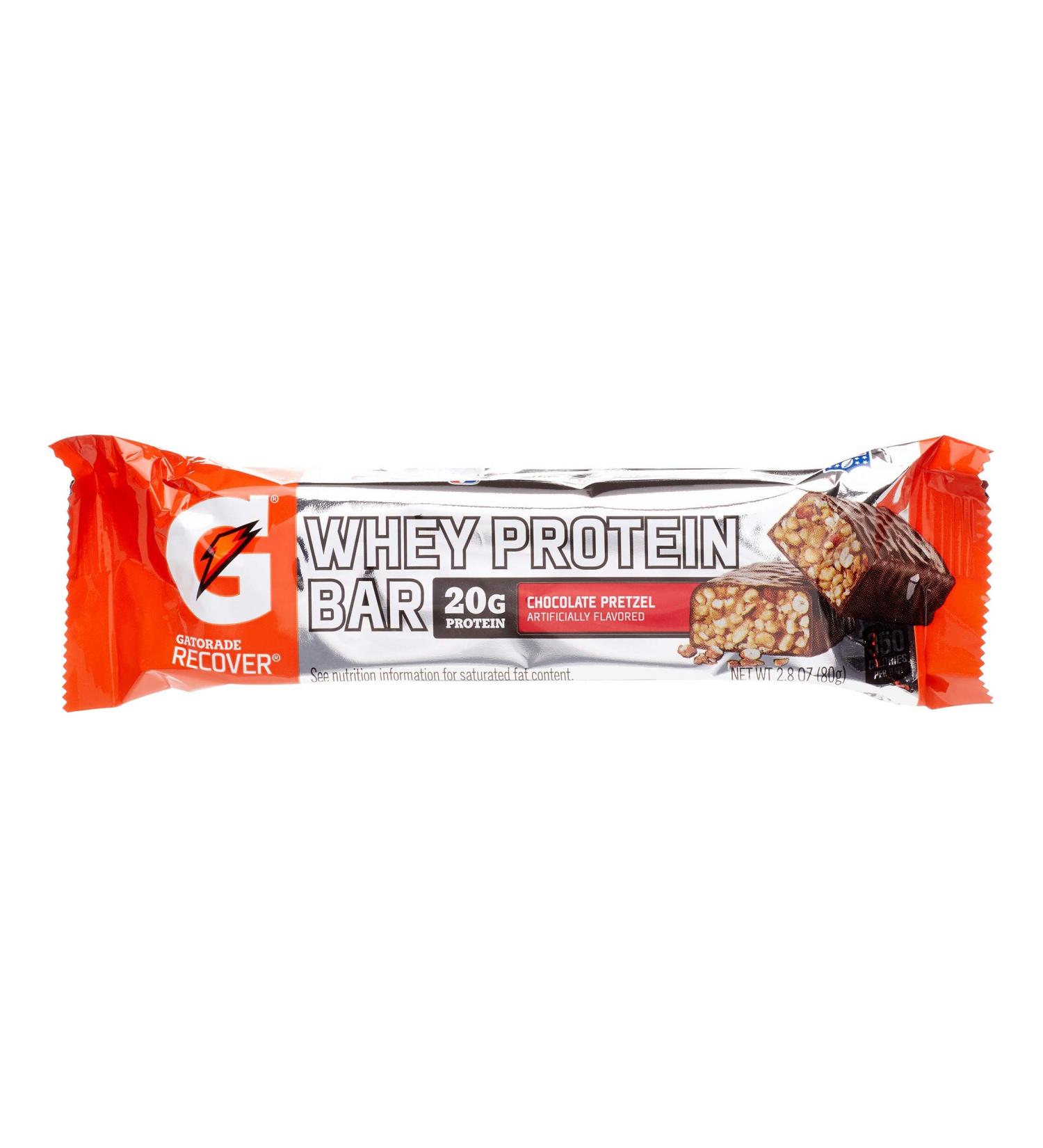Gatorade Recovery Whey Protein Bar Chocolate Pretzel