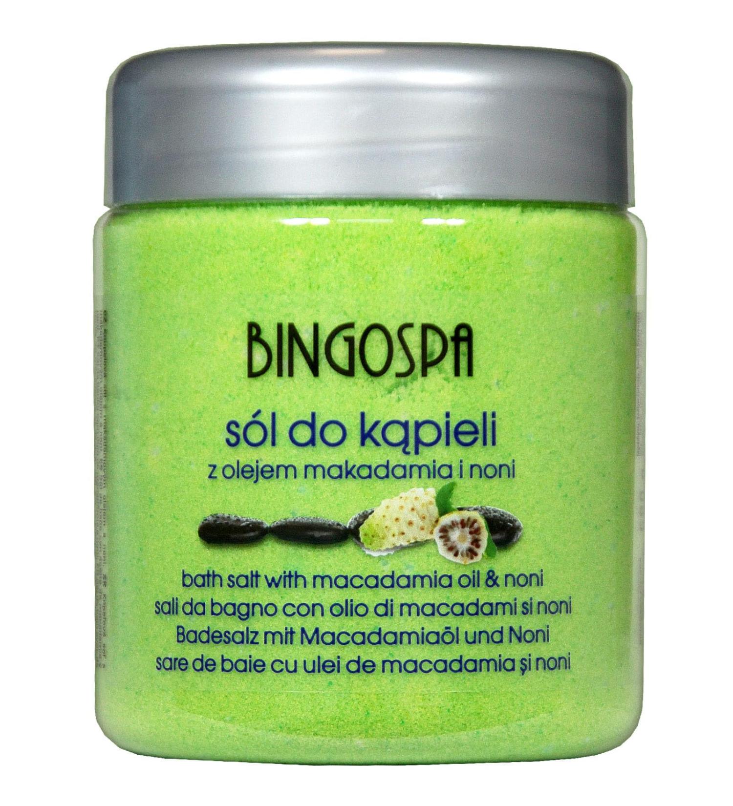 Bathing salt with Macadamia and Noni oil 580g