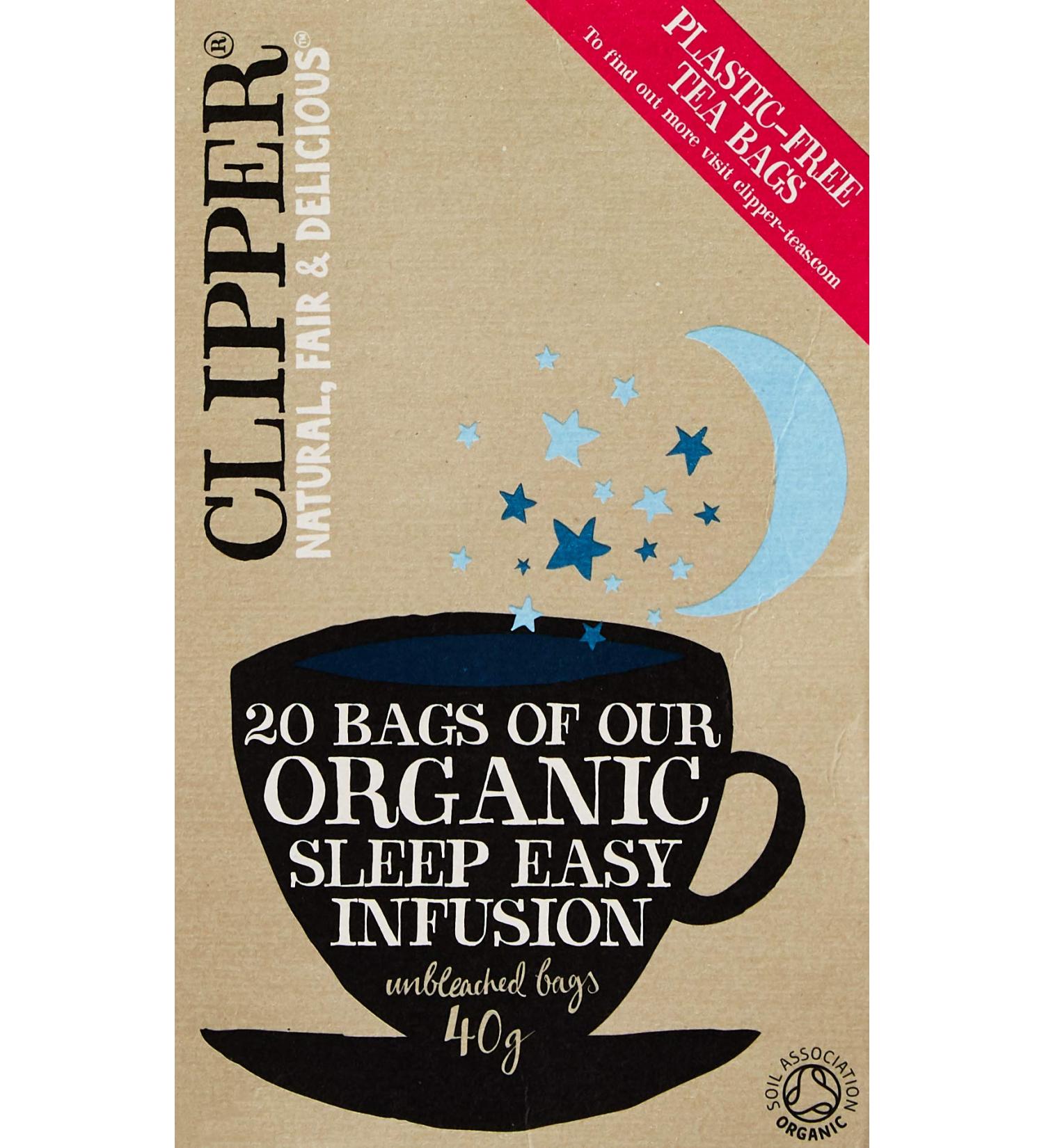 Clipper Organic Sleep Easy Infusion Tea 20 Teabags (1 x 20 bags) - Buy Online on GoSupps.com