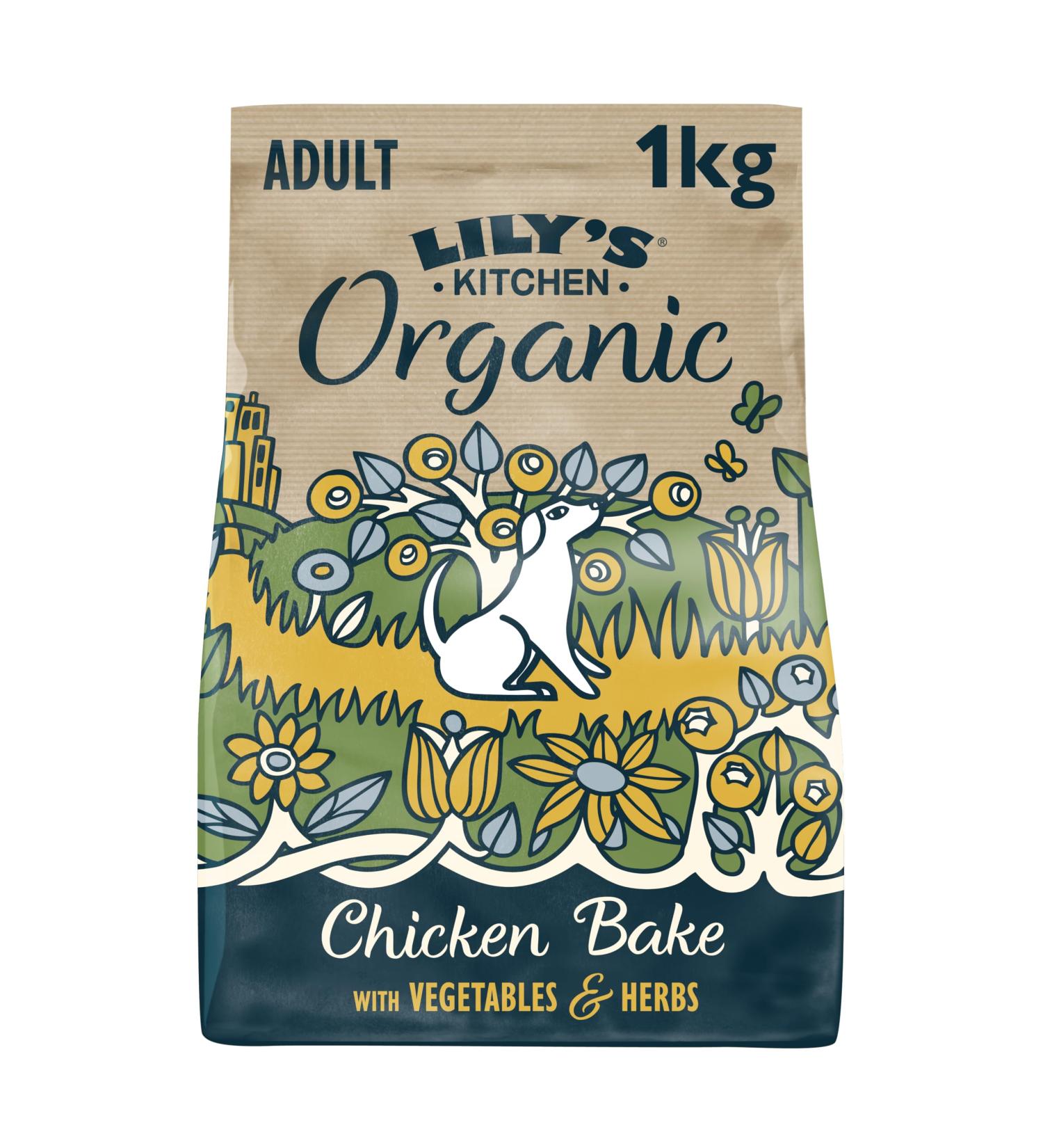 Lily's Kitchen Complete Dry Dog Food for Adults - Chicken & Duck with Vegetables (1kg) - Premium International Shipping - Buy Online on GoSupps.com