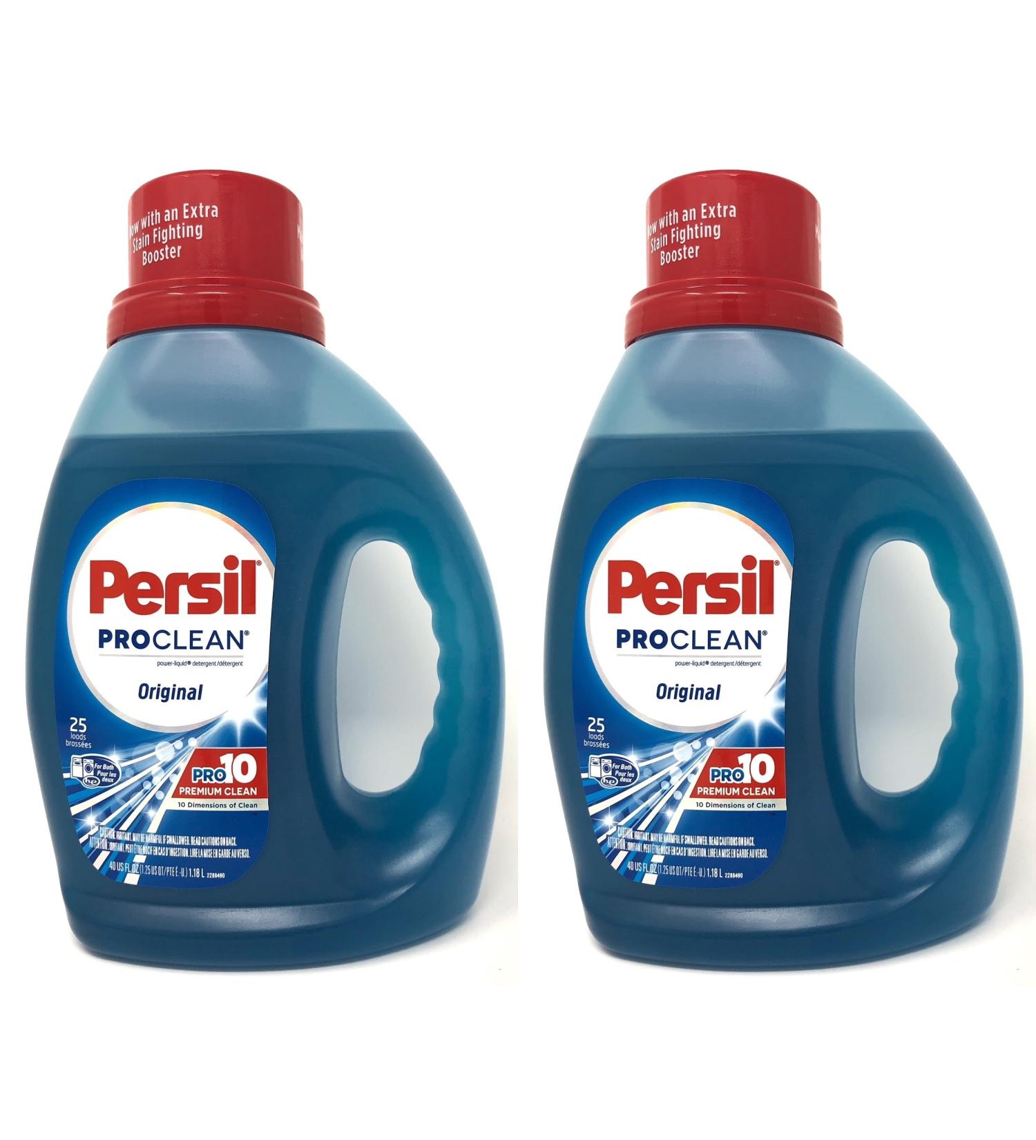 Persil ProClean Power-Liquid Laundry Detergent Original Scent - 40 oz (Pack of 2) | 25 Loads | Buy Internationally - Buy Online on GoSupps.com
