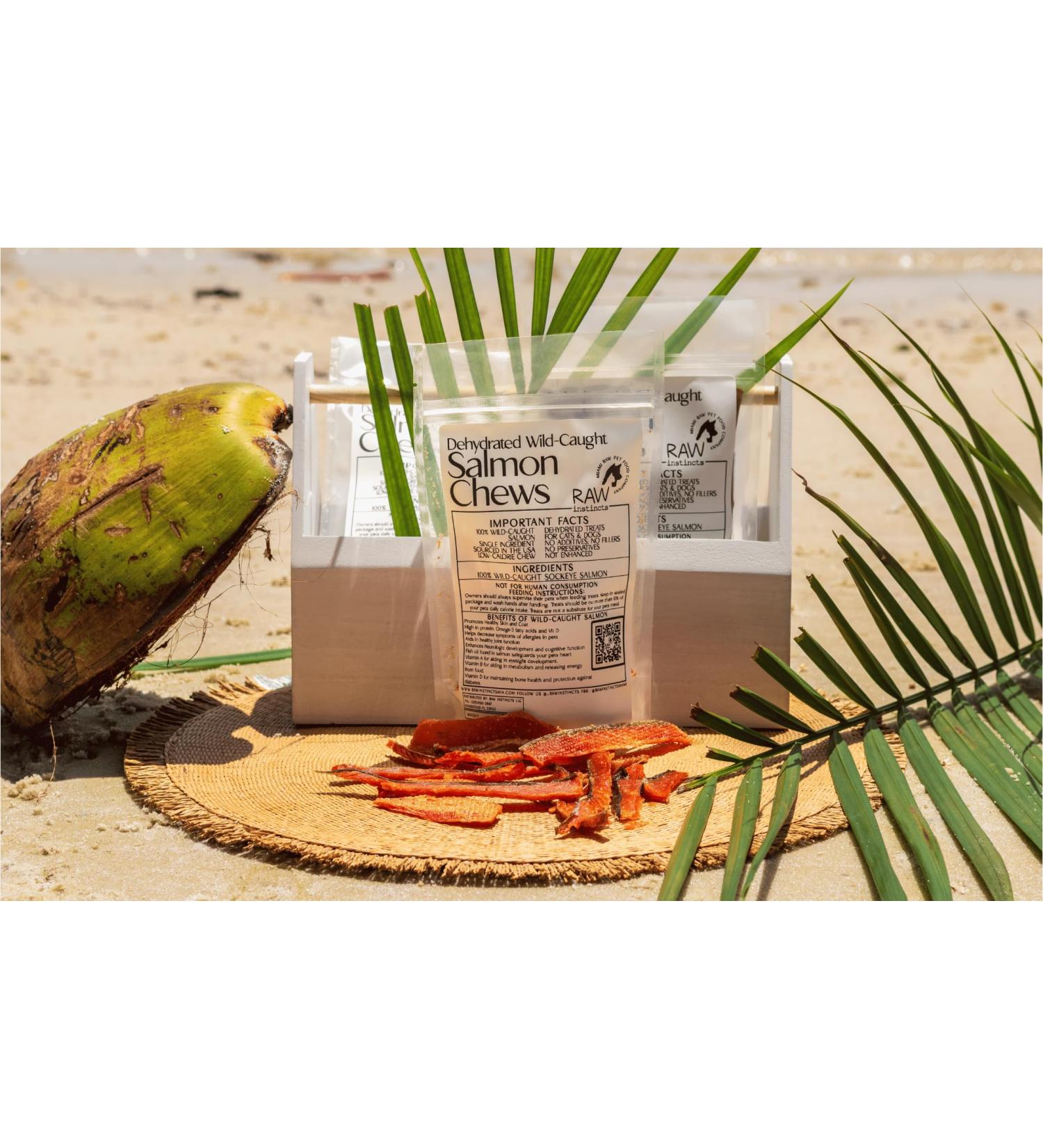 Dehydrated Wild-Caught Salmon Chews