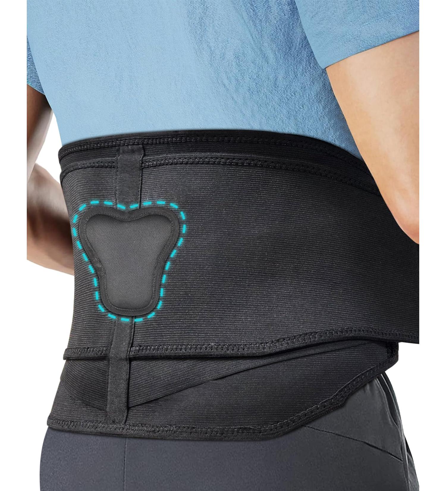 Back Brace for Lower Back Pain Relief | Breathable Lumbar Support Belt for Men & Women | Adjustable Size L for Herniated Disc Sciatica Scoliosis - Buy Online on GoSupps.com