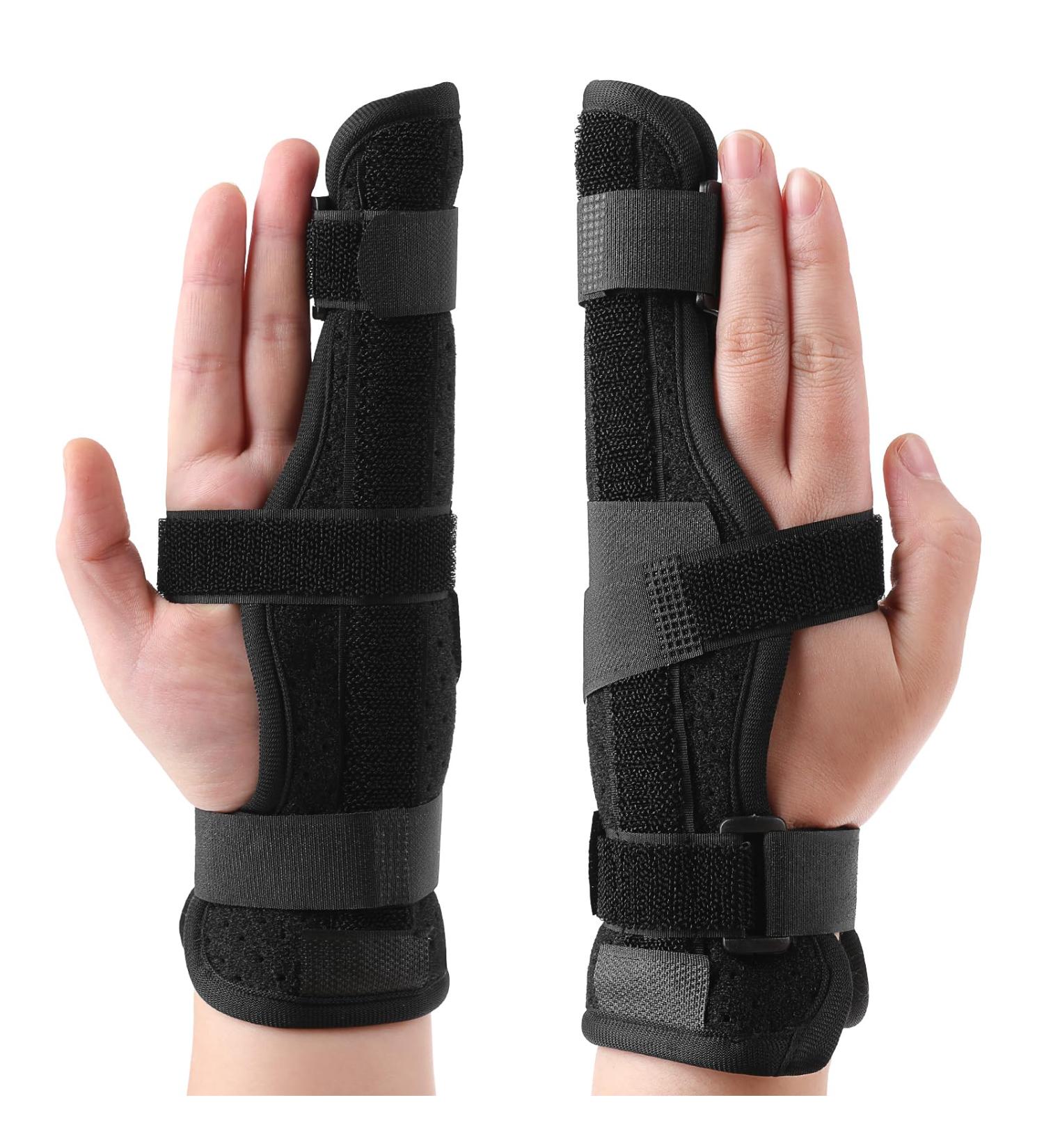 Adjustable DSL SQD Finger Rail for Ring & Small Fingers - Metacarpal Support for Boxer Fractures & Arthritis - Medium Hand Size - Buy Online on GoSupps.com