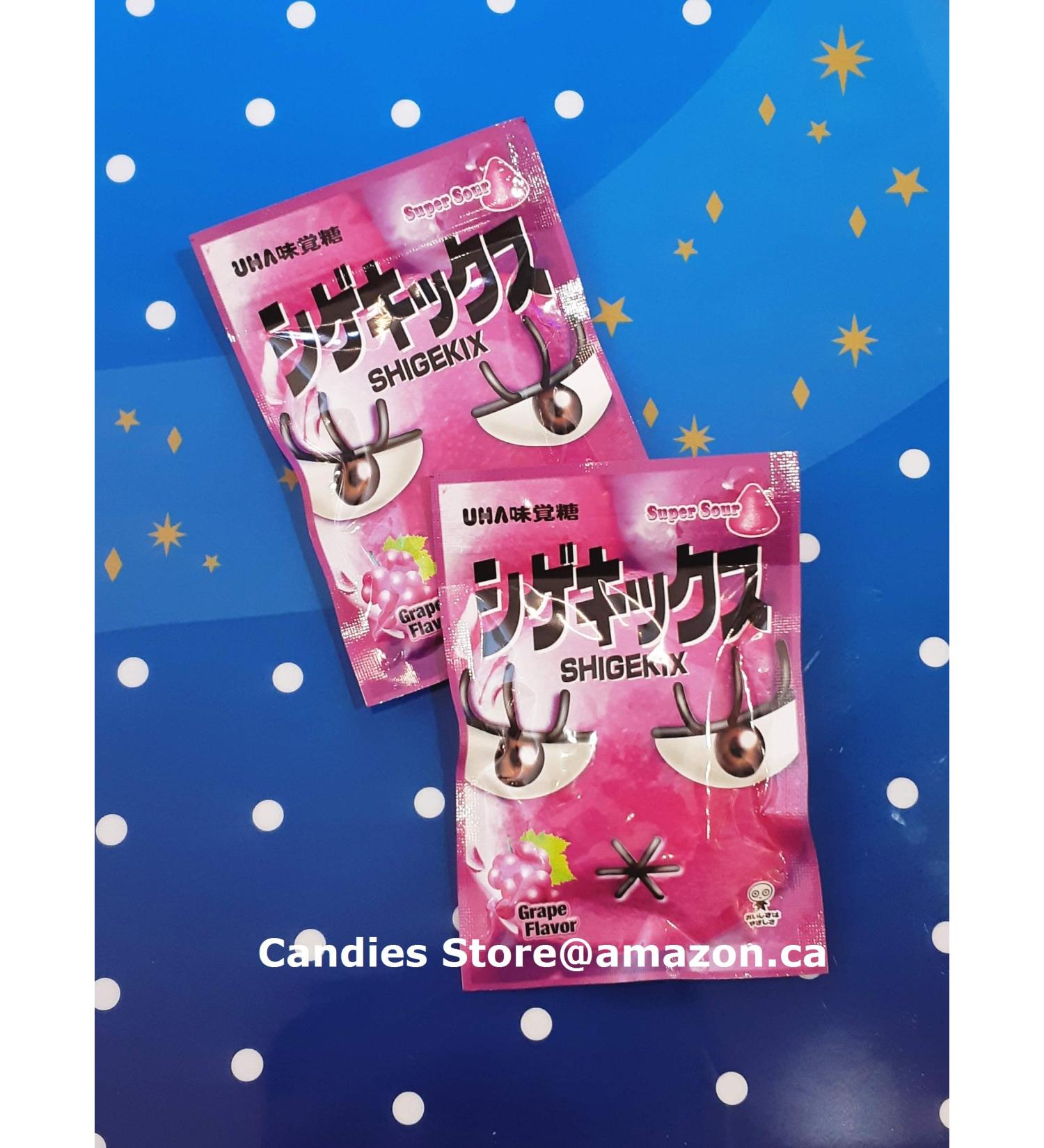 UHA Shigekix Super Sour Grape Gummy (2 Packs) - Buy Online on GoSupps.com