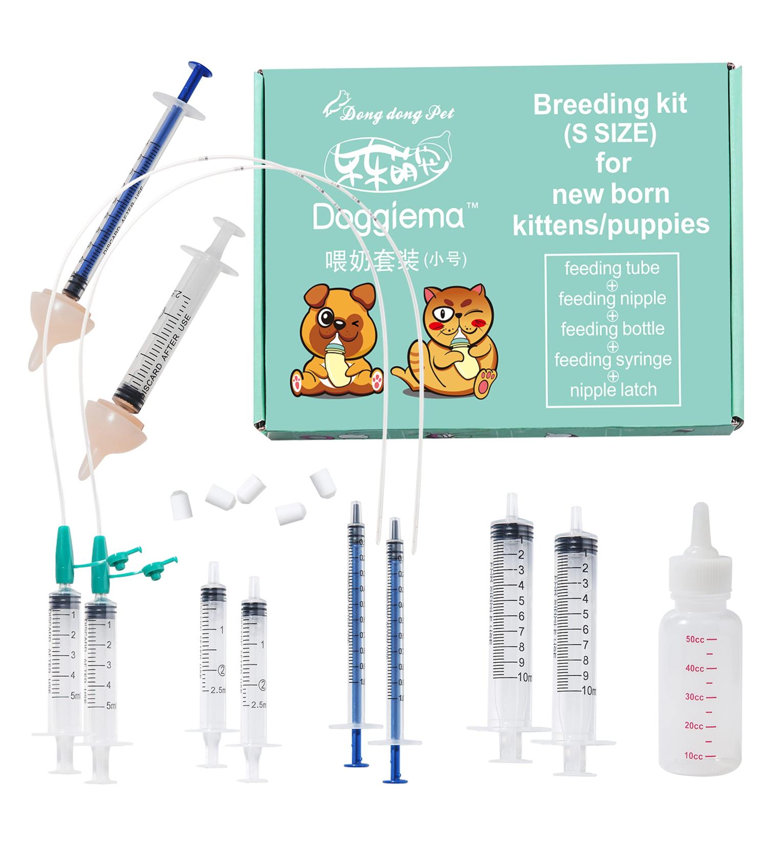 Bubble Milk Bowl Breeding Kit for Puppies and Kittens - Includes Feeding Tubes and Whelping Supplies - Buy Online on GoSupps.com