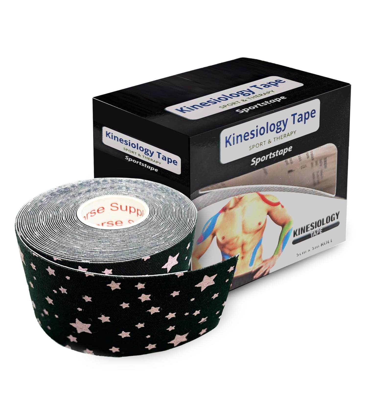 Prairie Horse Supply Kinesiology Tape - Enhanced Support Breathable Latex-Free - Ideal for Athletes & Fitness Enthusiasts - 2 x 16.4ft Moisture-Resistant Sensitive Skin Friendly - Buy Online on GoSupps.com