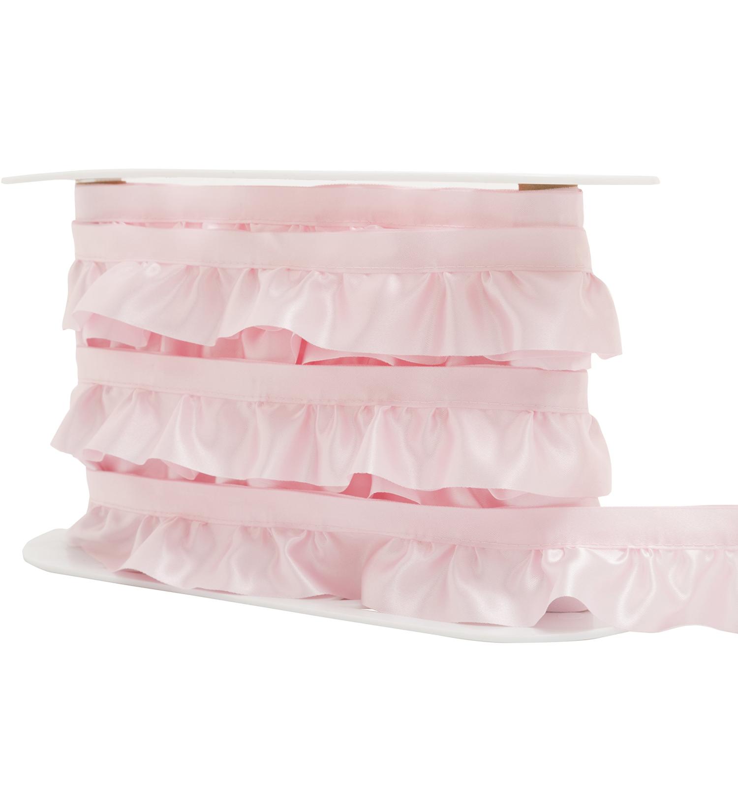 Wrights Ruffled Quilt Binding  1-7/8-Inch by 8-Yard  Soft Pink