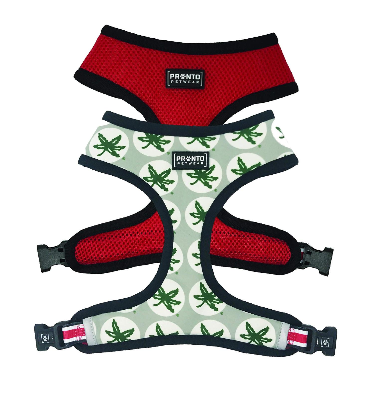 Pronto Petwear Ohio State Buckeyes Football Reversible Small Pet Harness - Buy Online on GoSupps.com