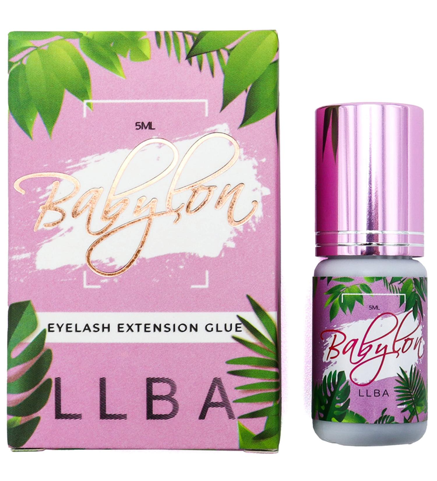 LLBA Eyelashes Glue for Professional - Clear & Black Adhesive | Fast Drying Time | Extra Strong | 0.17fl.oz - 5ml - Buy Online on GoSupps.com