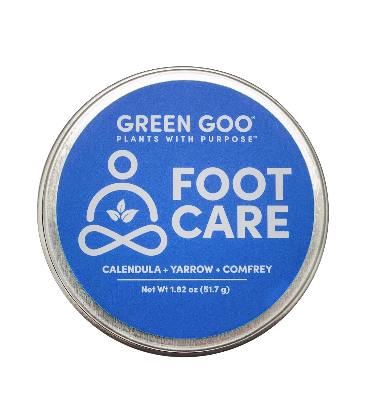 Green Goo Foot Care Salve 1.82 oz - Natural Relief for Dry, Cracked Feet - Buy Online on GoSupps.com