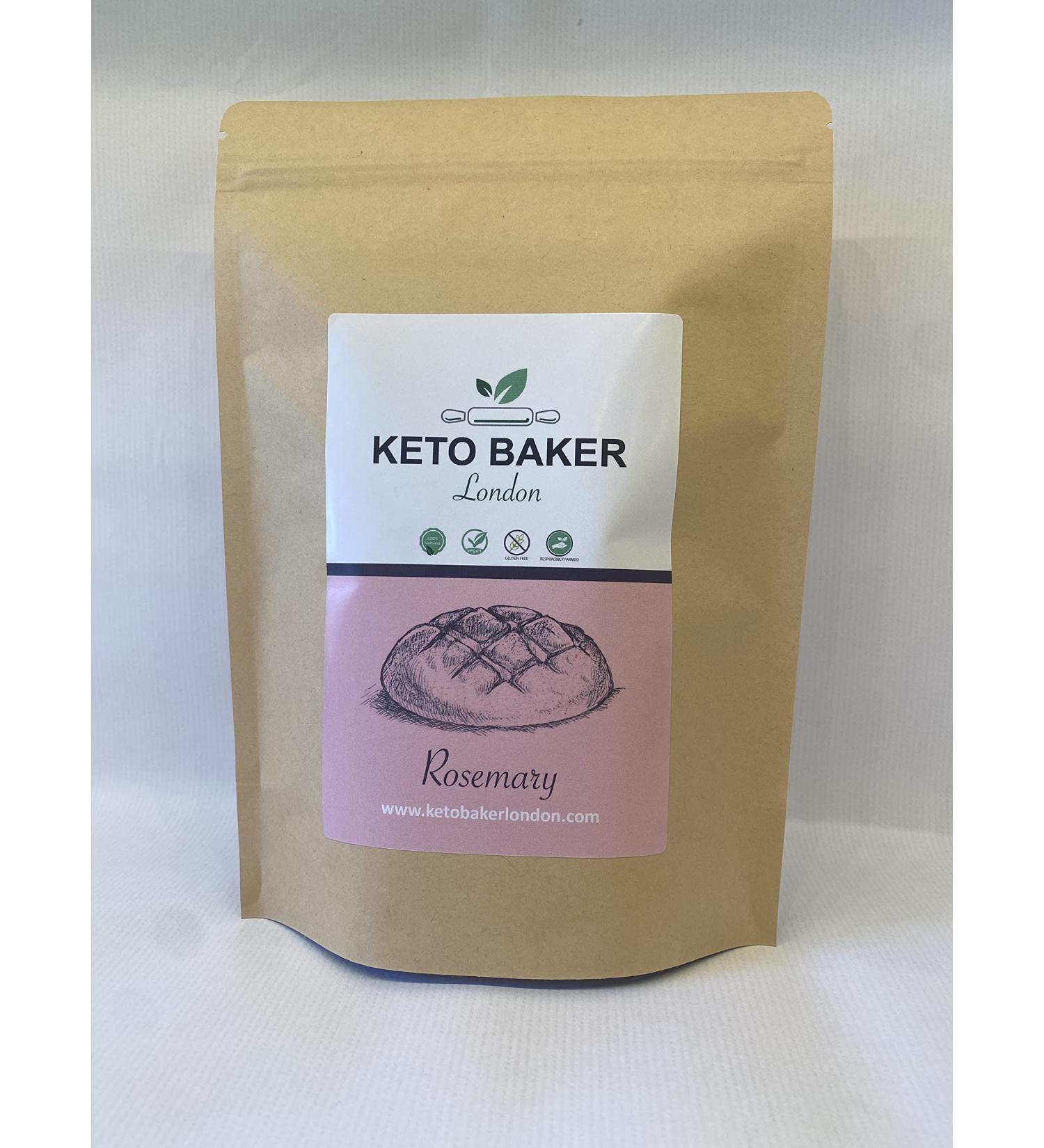 Keto Baker London Bread and Cake Mix - Rosemary Bread Vegan Gluten-Free Low-Carb - Buy Online on GoSupps.com