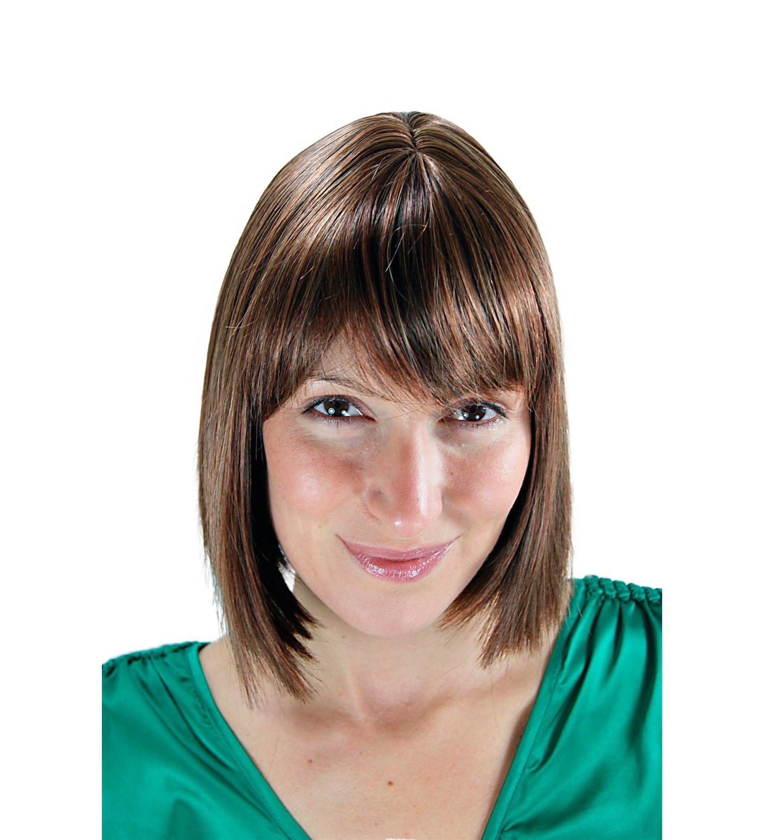 Buy WIG ME UP Brunette Bob Wig with Blond-Black Streaks | 25cm Women's Wig - Free International Shipping - Buy Online on GoSupps.com