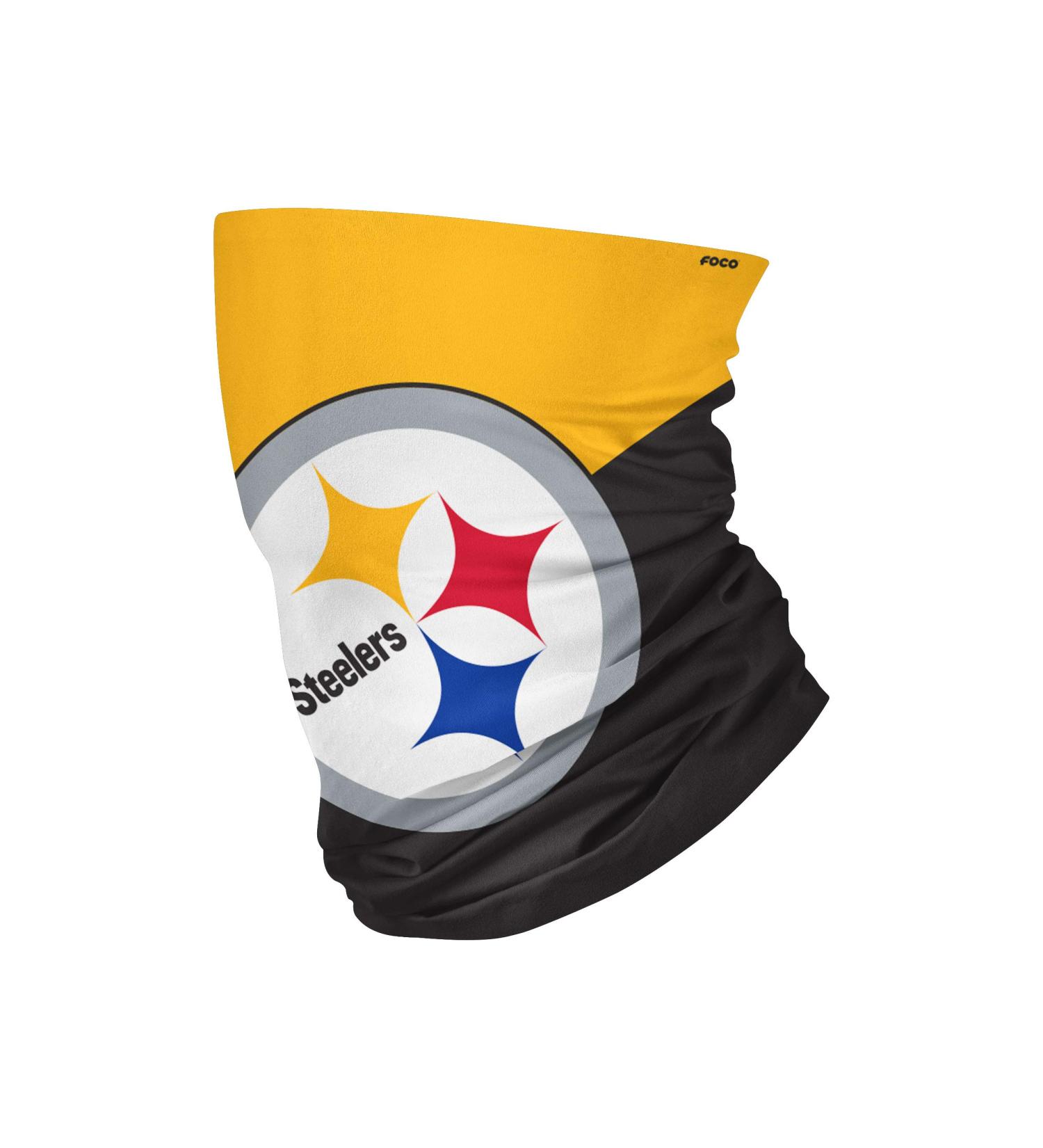 Pittsburgh Steelers Big Logo NFL Neck Gaiter - Officially Licensed Team Merchandise - Buy Online on GoSupps.com