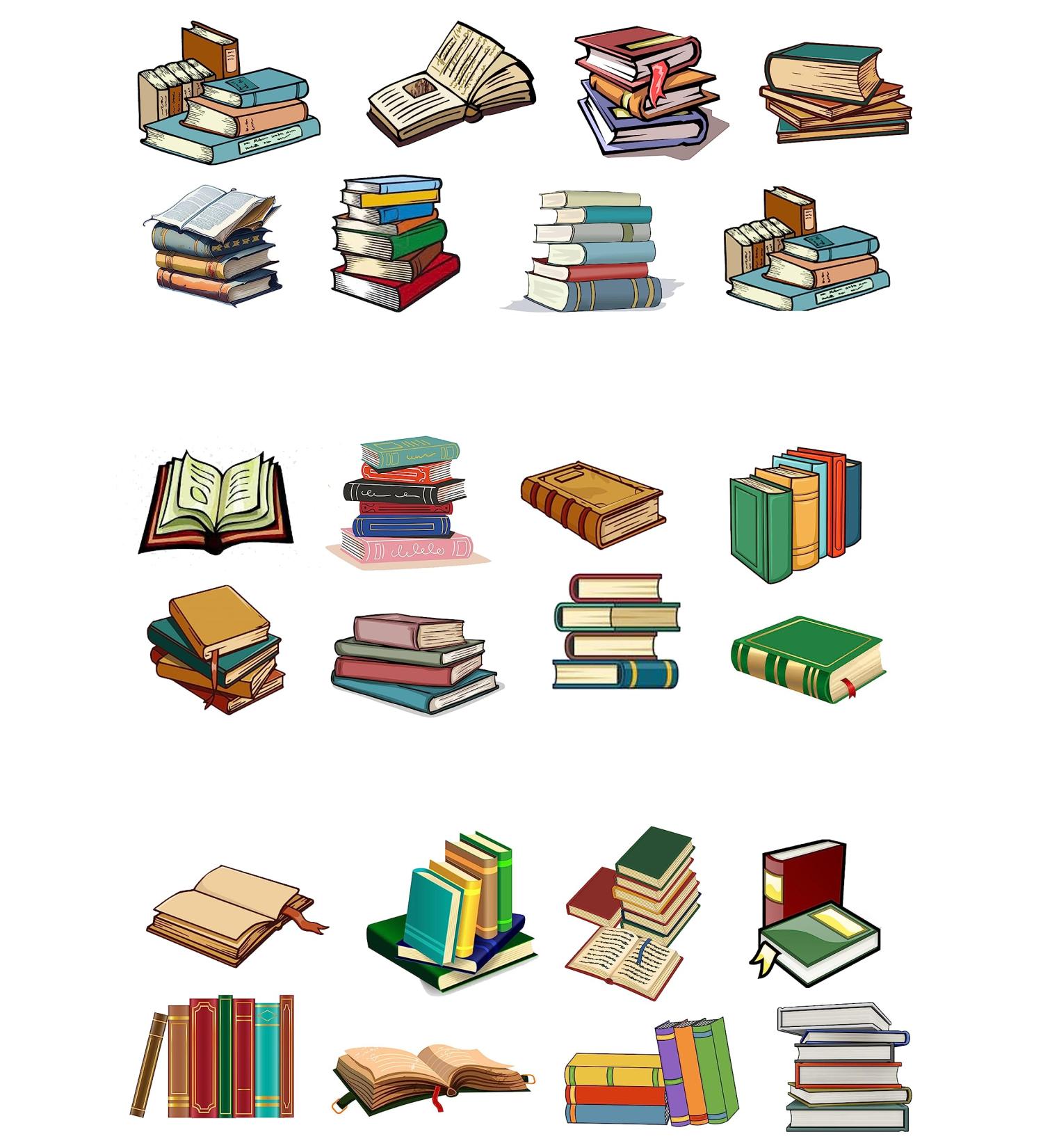 24 Stand Up BOOK Themed Edible Wafer Paper Cake Toppers Decorations - Buy Online on GoSupps.com