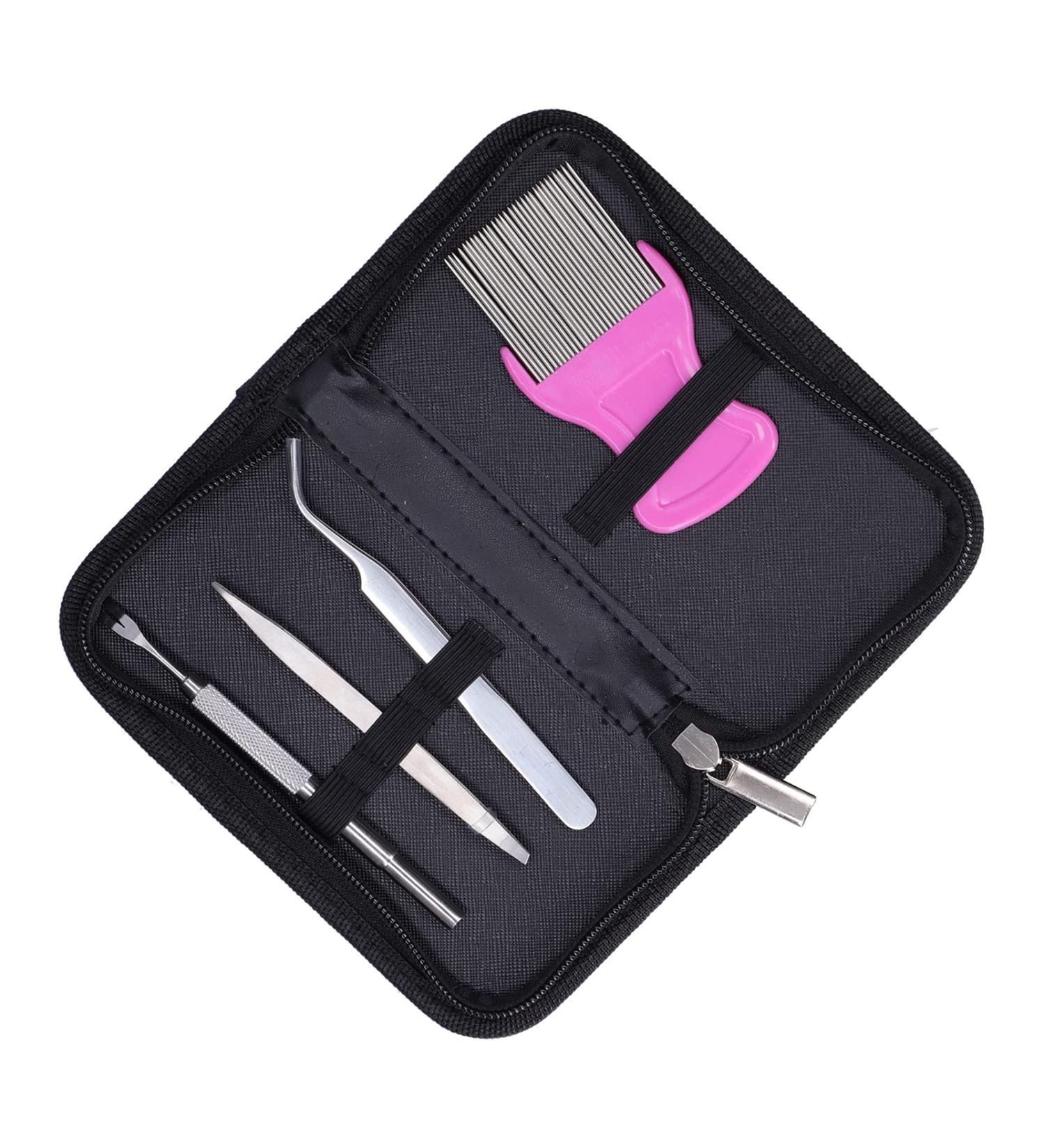 Pet Remover Tool | Double-Ended Tweezer Lice Clip for Dogs & Cats | International Shipping - Buy Online on GoSupps.com