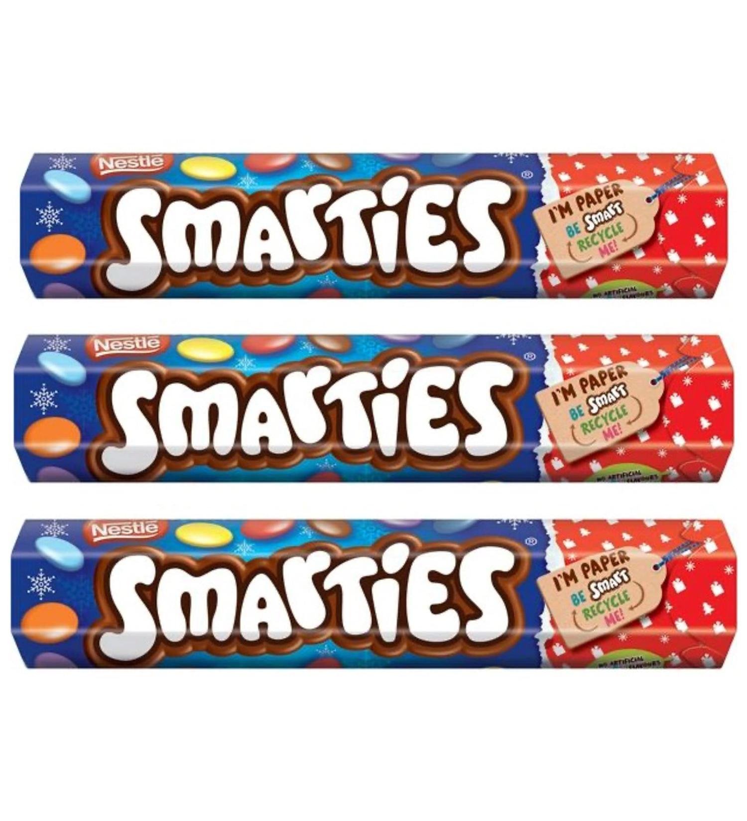 Smarties Original Tubes Large Sweets 3 x 120g Selection Nestle Sharing Party Bundle - Buy Online on GoSupps.com