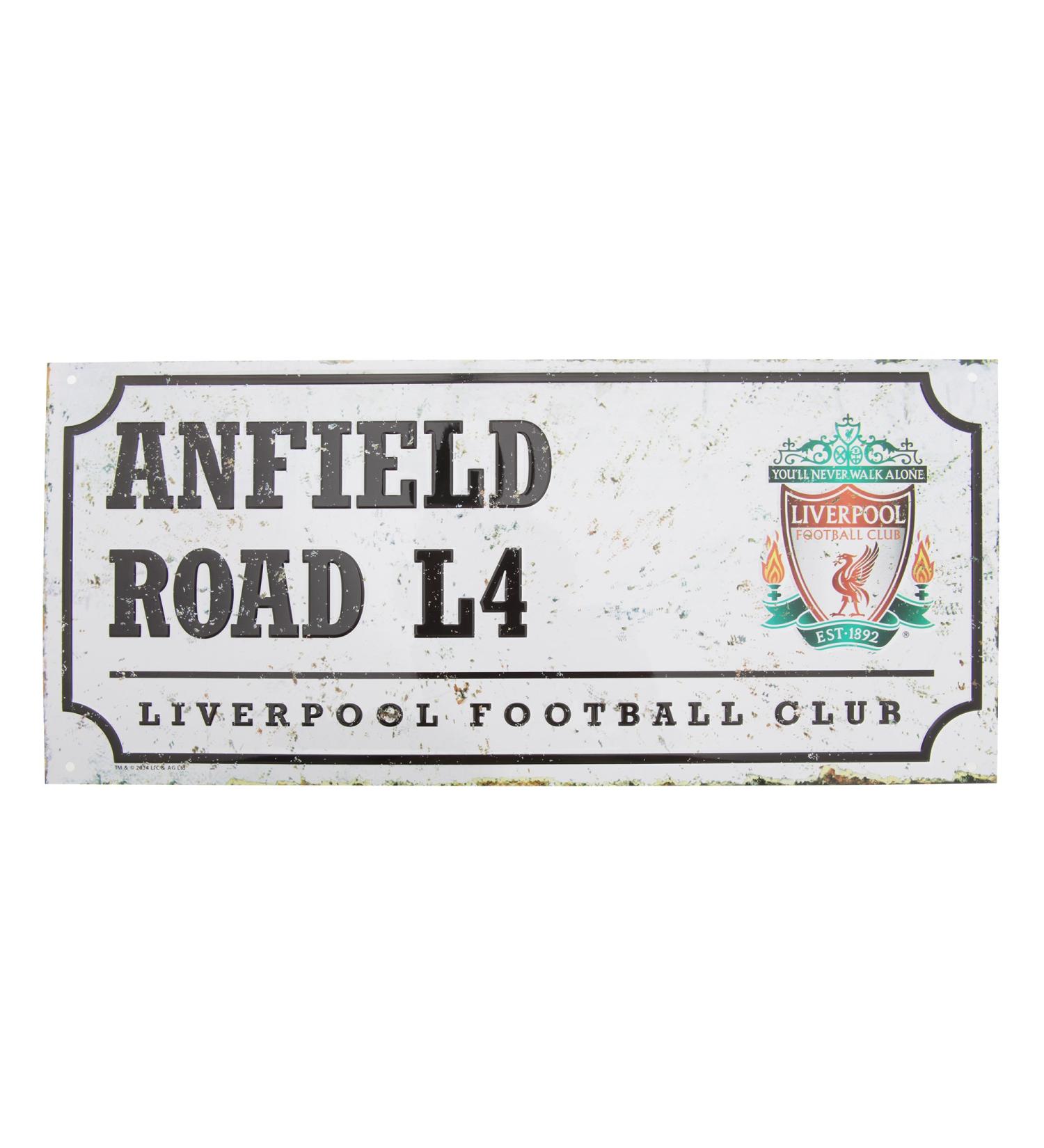 Liverpool FC Retro Logo Shield One Size Multicoloured