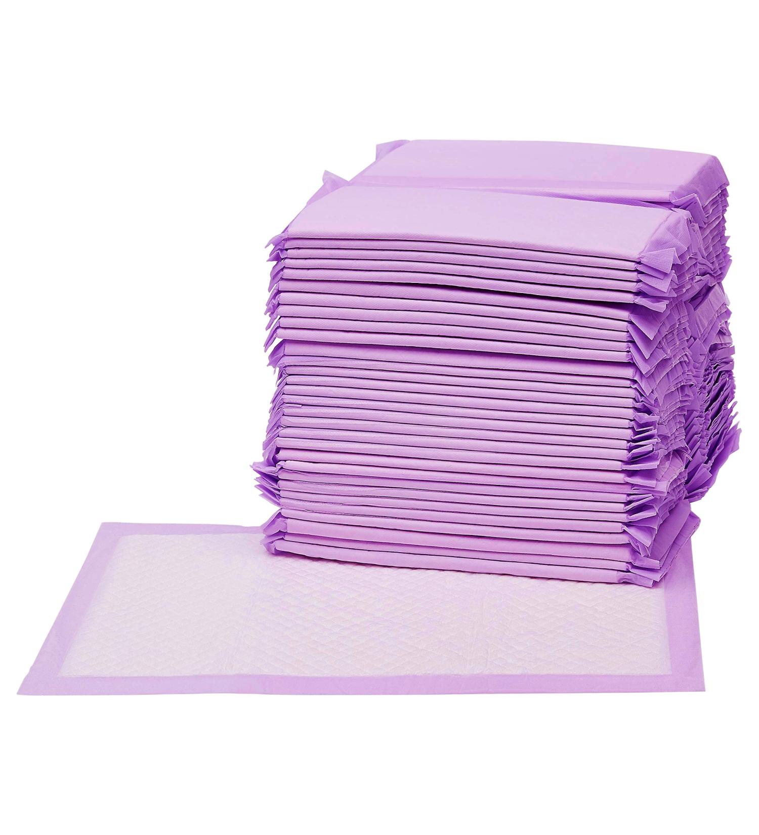 Amazon Basics 40 Pack Disposable Cat Feces Bags Rapid Drying Lemon Scented Purple & White - Buy Online on GoSupps.com
