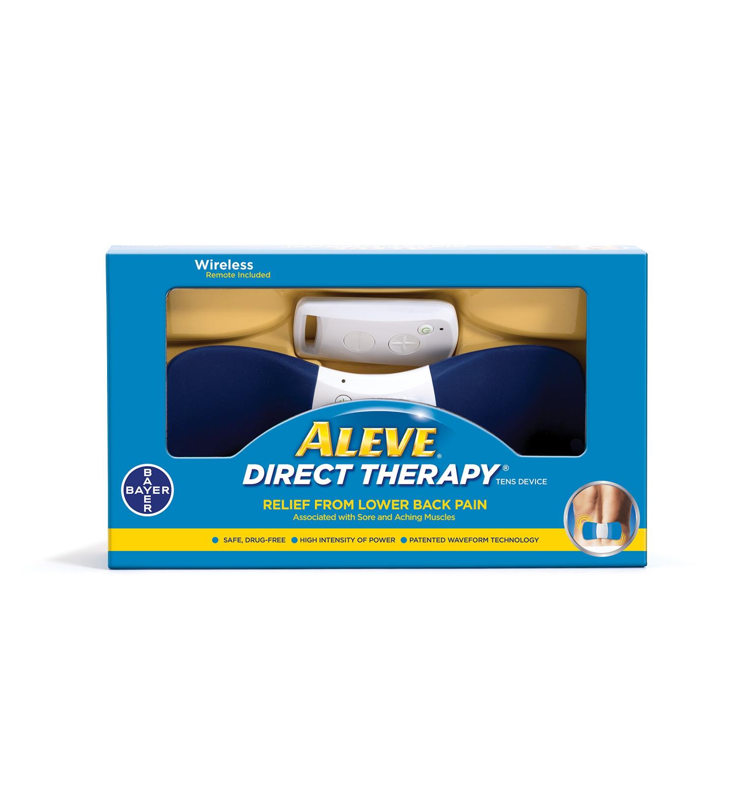 Aleve Direct Therapy TENS Device - Pain Relief and Muscle Relaxation - Buy Online on GoSupps.com