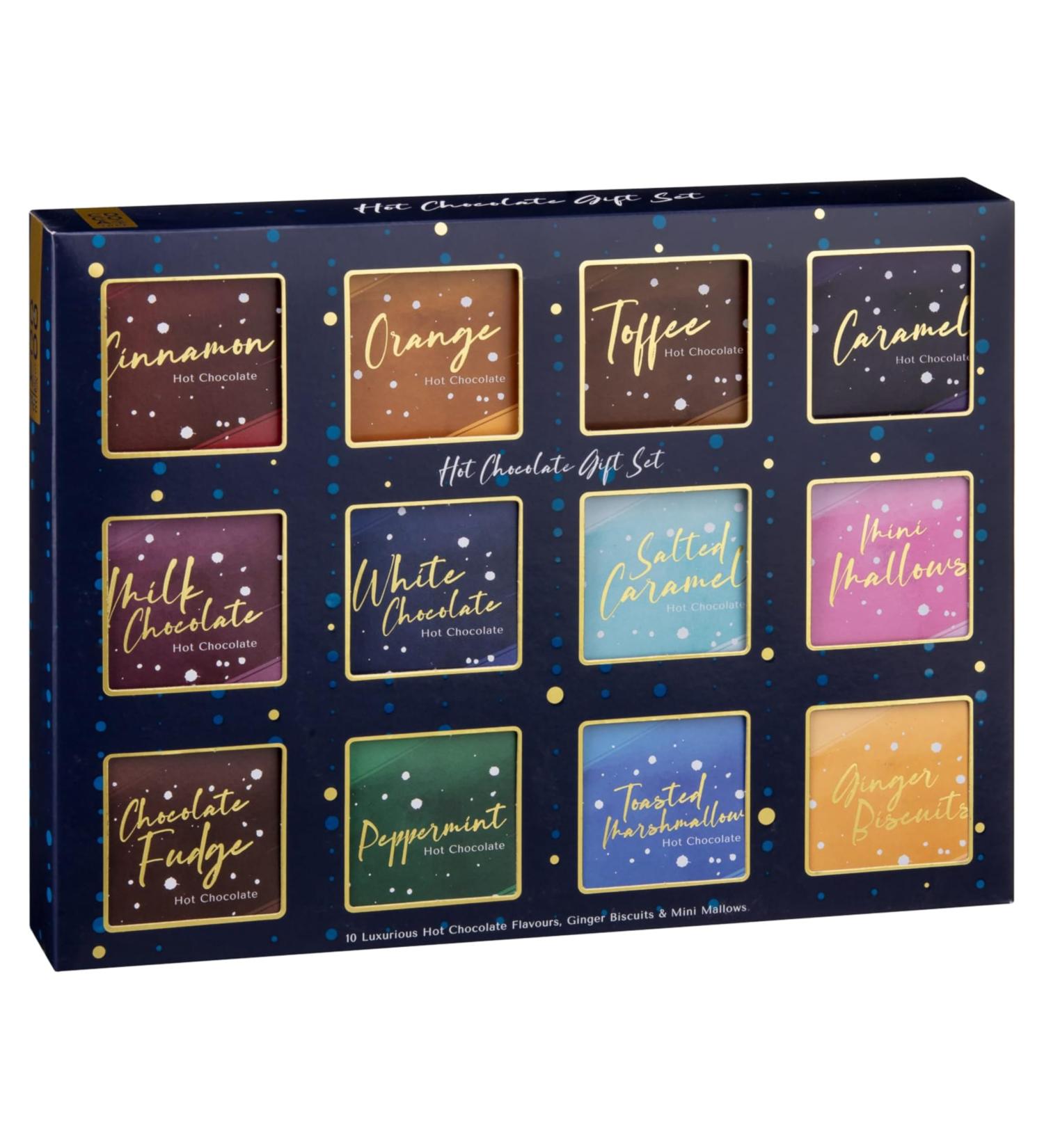 Hot Chocolate Original Flavours Gift Box Selection 12pk Christmas EVE Malt Drink Mix - Buy Online on GoSupps.com