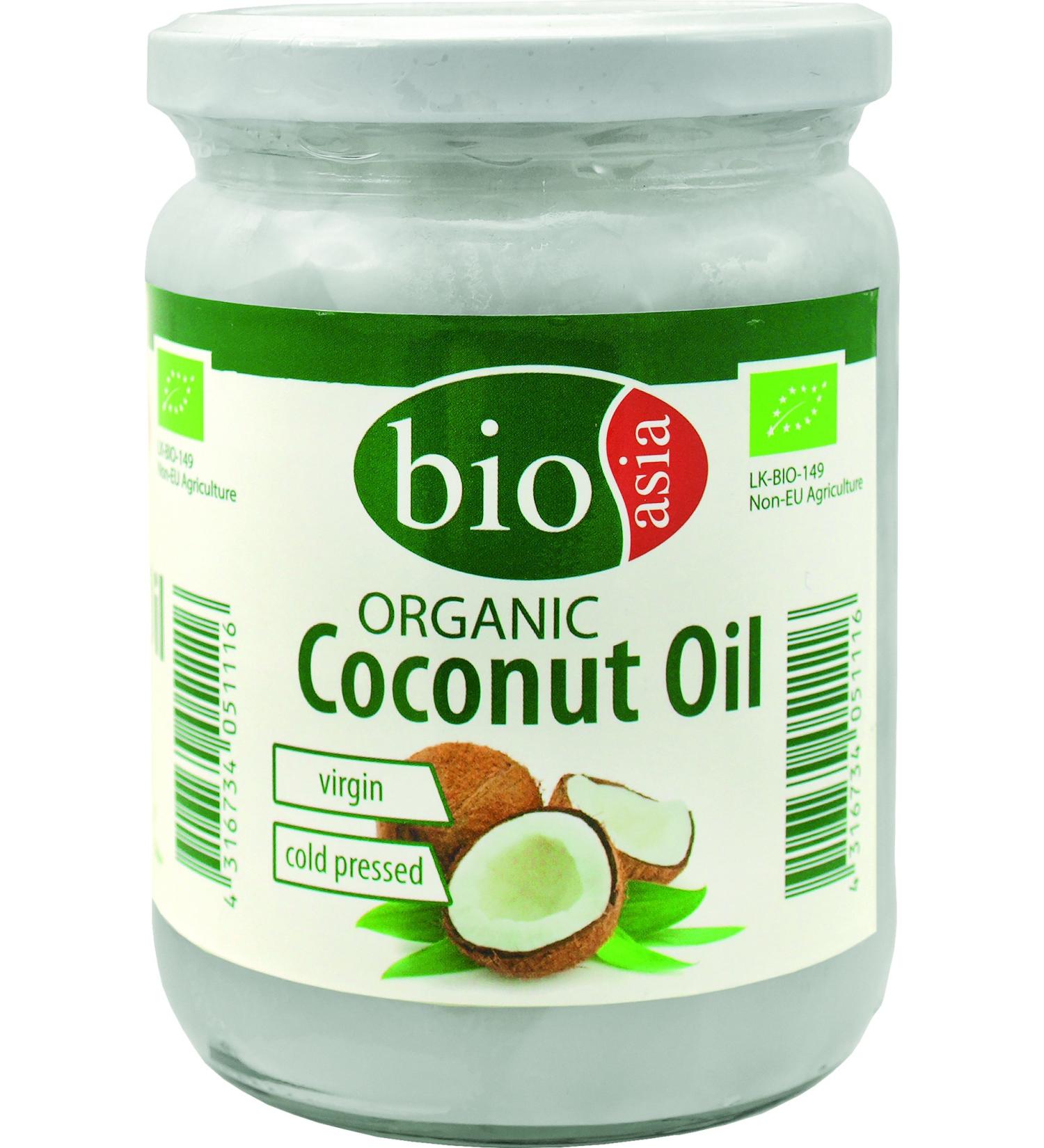 Bioasia organic coconut oil 6 x 500 g total 3000 g coconut oil 500g (pack of 6)