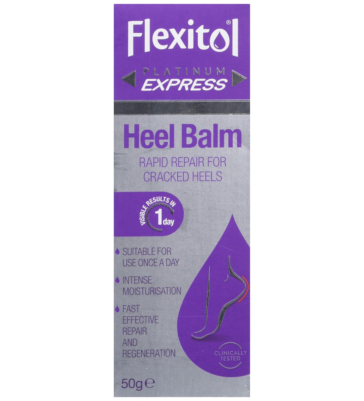 Flexitol Platinum Heel Balm 50g - Intense Rapid Repair for Cracked Heels - Buy Online on GoSupps.com