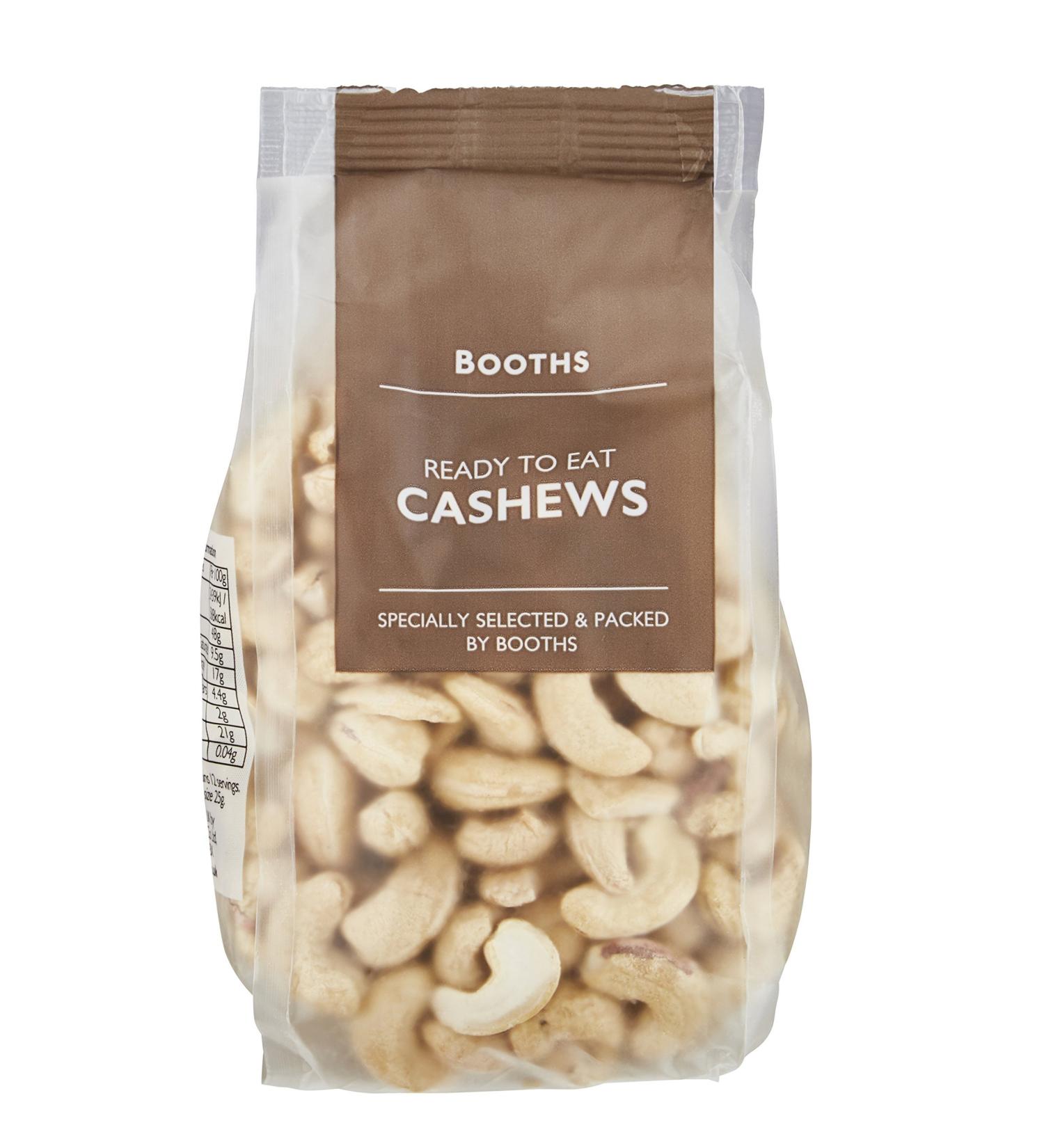 Booths Whole Cashew Nuts 150g - Buy Online on GoSupps.com