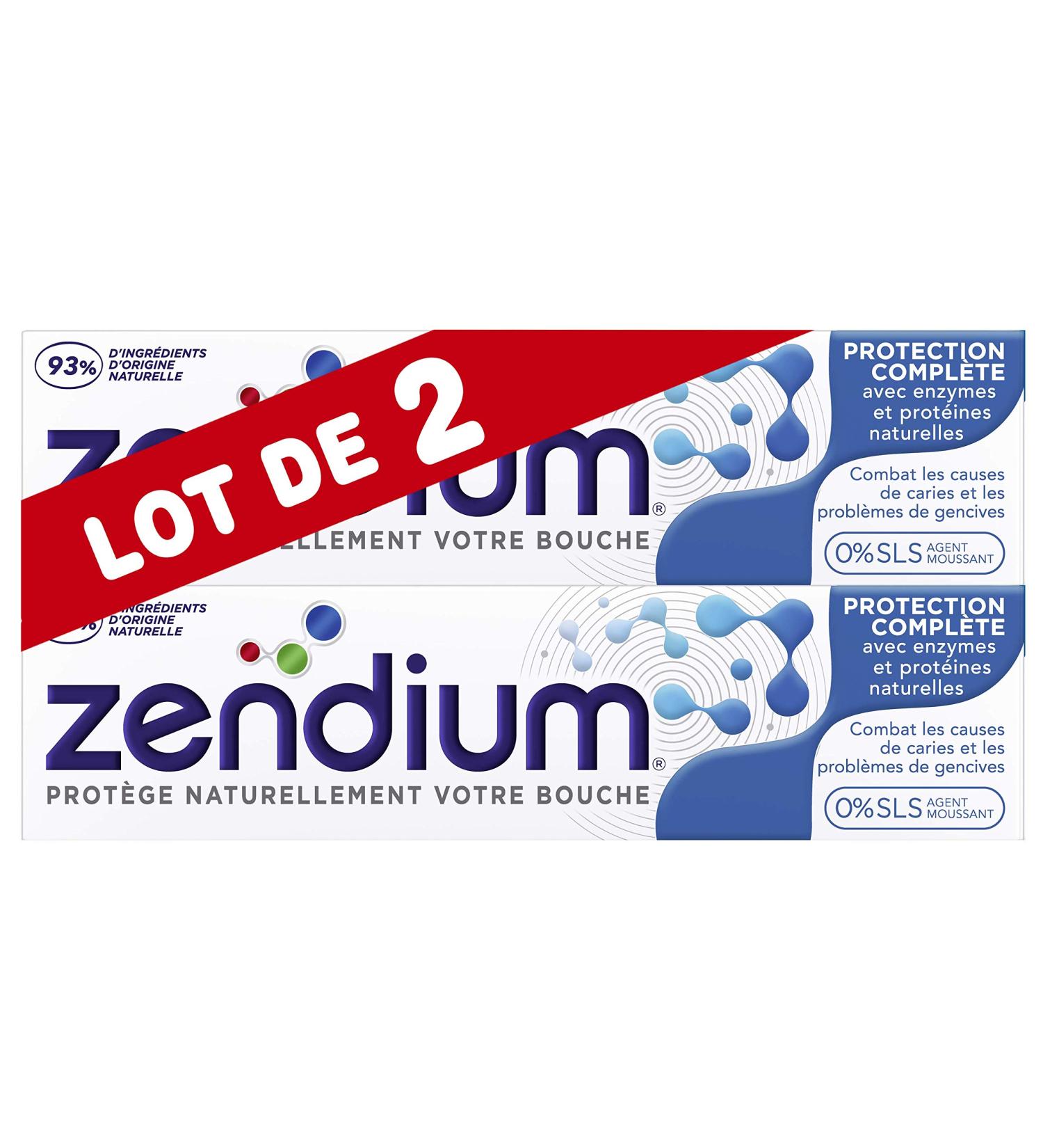 Zendium Toothpaste Complete Protection - Pack of 2 (2 x 75 ml) | International Shipping Available - Buy Online on GoSupps.com
