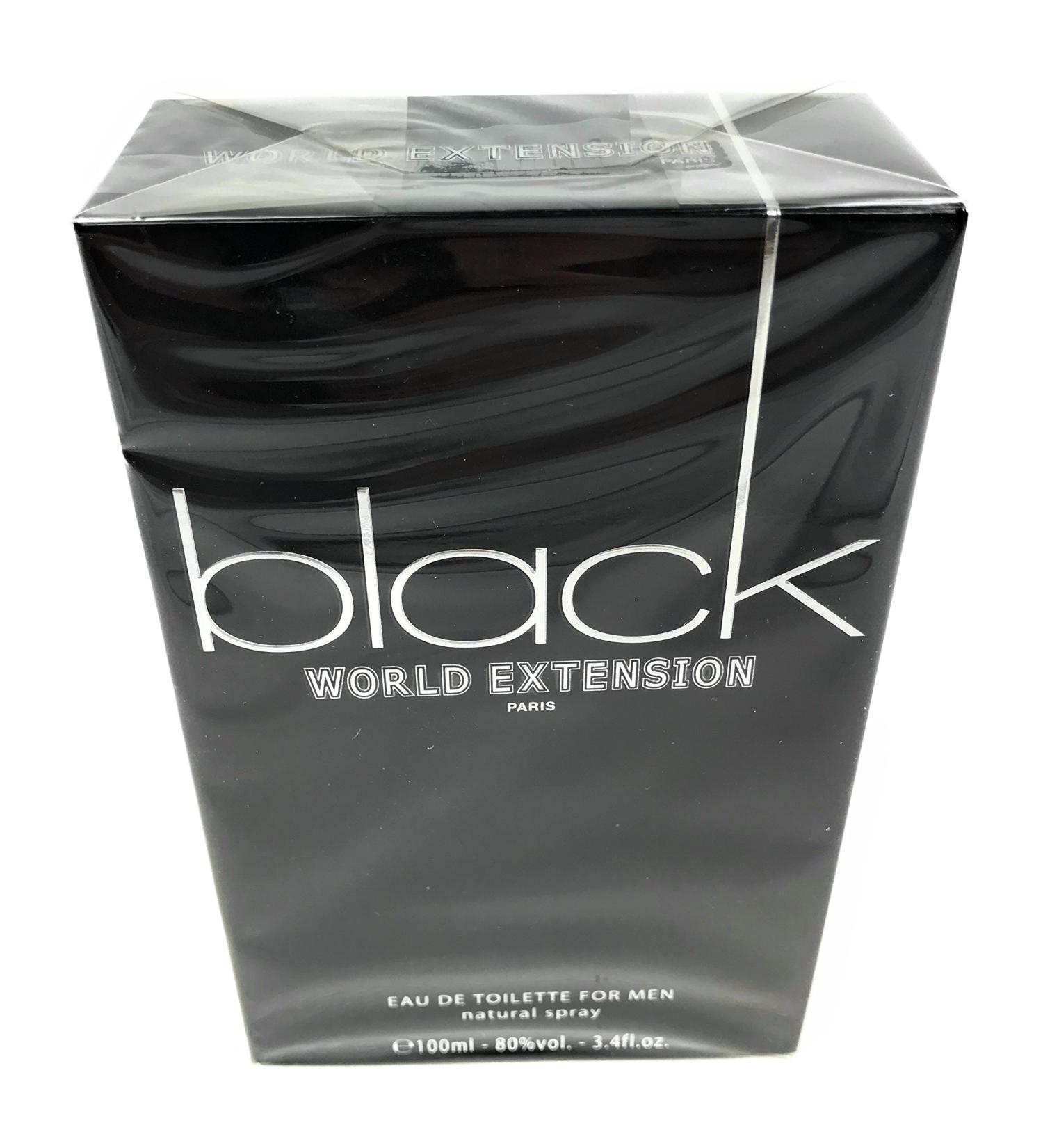BLACK WORLD EXTENSION BY VIVIANE VENDELLE GEPARLYS COLOGNE FOR MEN 3.4 OZ / 100 ML EAU DE TOILETTE SPRAY