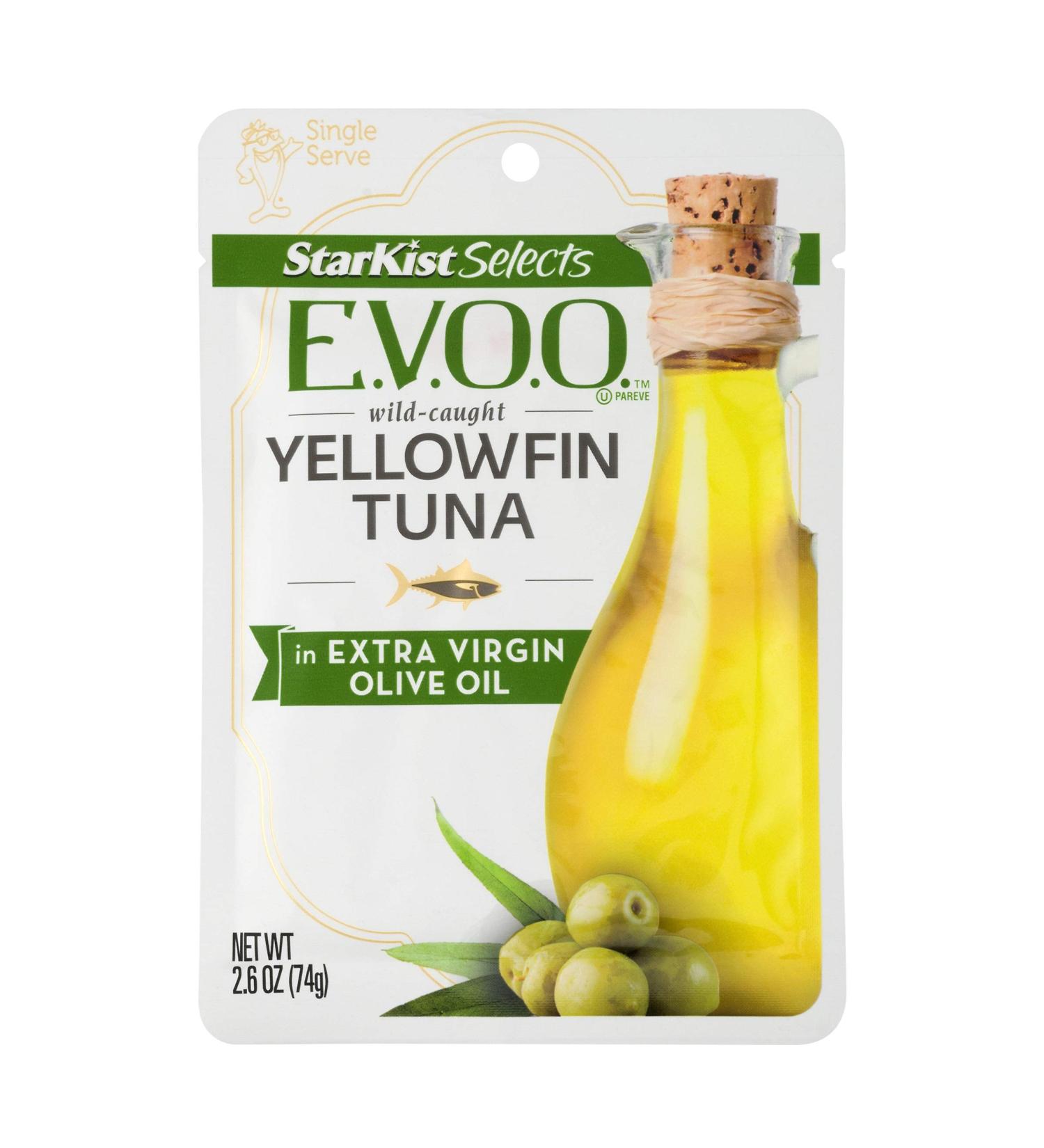 StarKist E.V.O.O. Yellowfin Tuna in Extra Virgin Olive Oil 2.6oz - Pack of 24 - Buy Online on GoSupps.com
