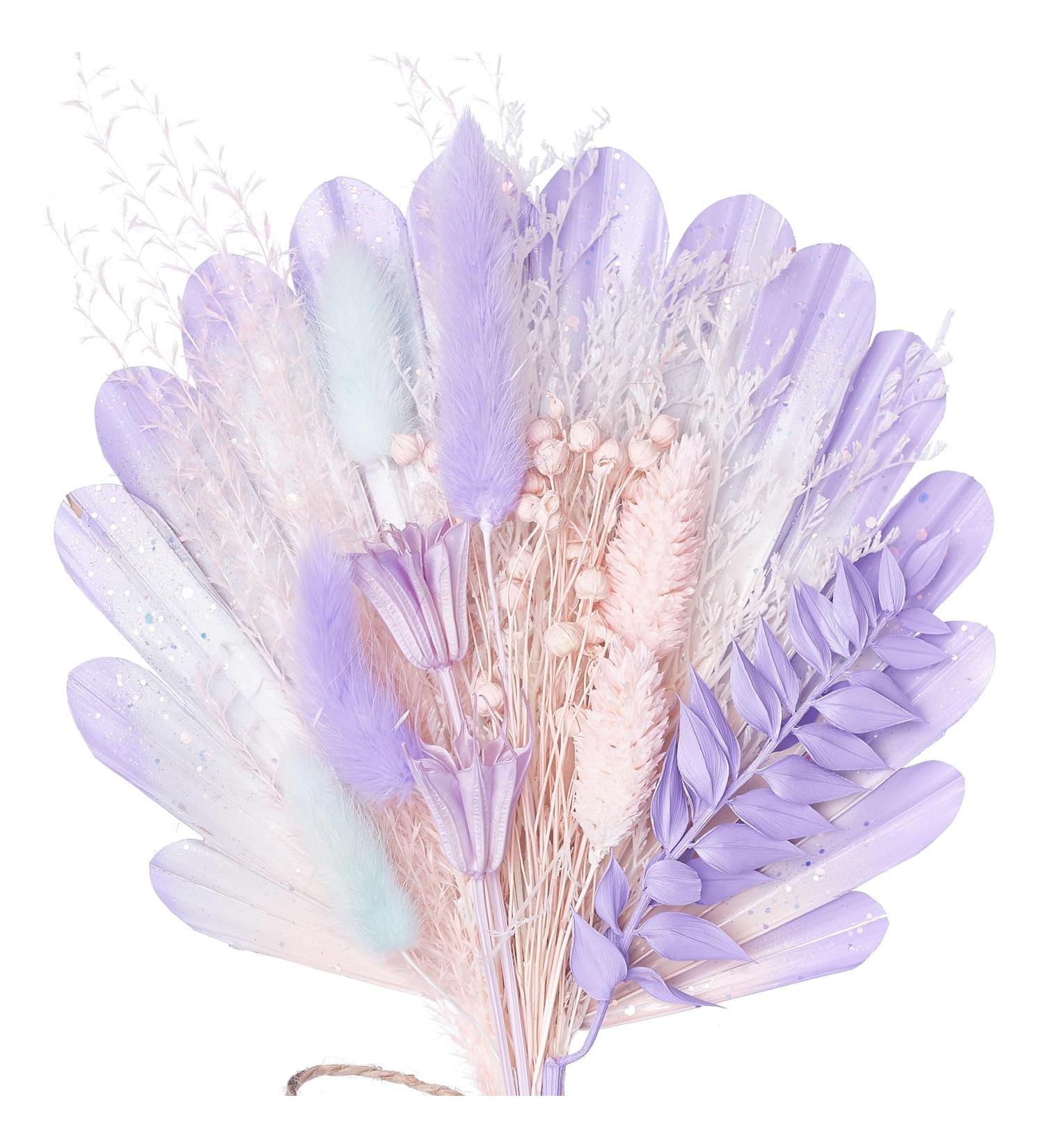 The Baked Studio - Dried Flower Cake Topper Set With Shell Sun Palm Leaf For Cake Decorating (Mermaid) - Buy Online on GoSupps.com