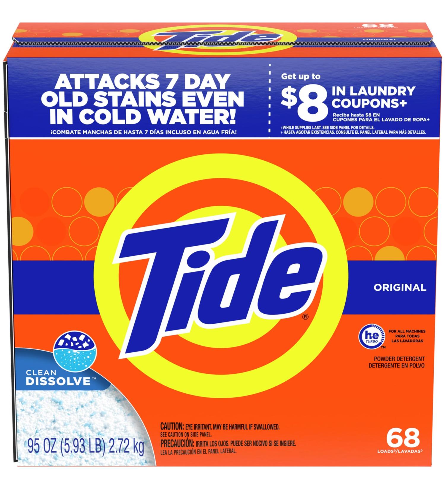 HE Laundry Detergent Original Scent Powder 95 oz Box - Buy Online on GoSupps.com