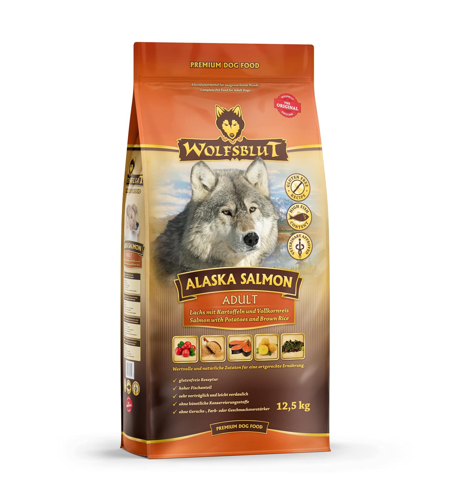 Wolfsblut Adult Dog Food Alaska Salmon - 12.5 kg (Pack of 1) - Buy Online on GoSupps.com