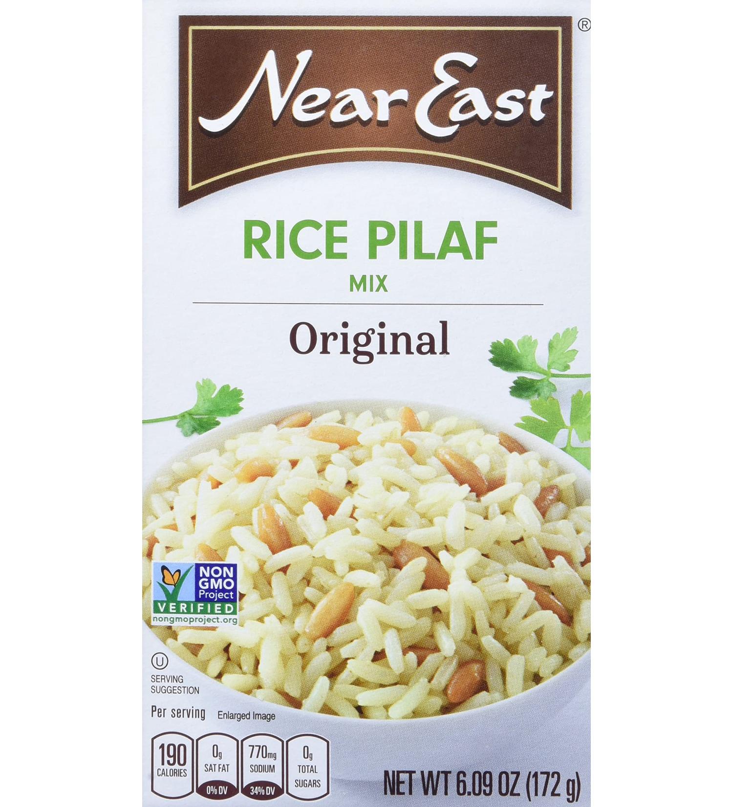 Near East Rice Pilaf Original Mix 6.09 Oz x 6 Pack - 100% Natural Ingredients - Buy Online on GoSupps.com