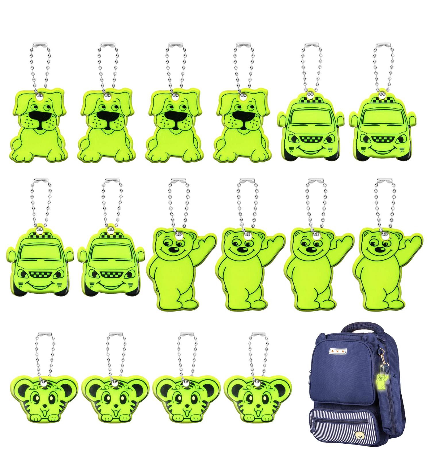 OSDUE Reflective Pendant - Waterproof Safety Reflector for School Bag, Wheelchair, Bicycle & Pets - Buy Online on GoSupps.com
