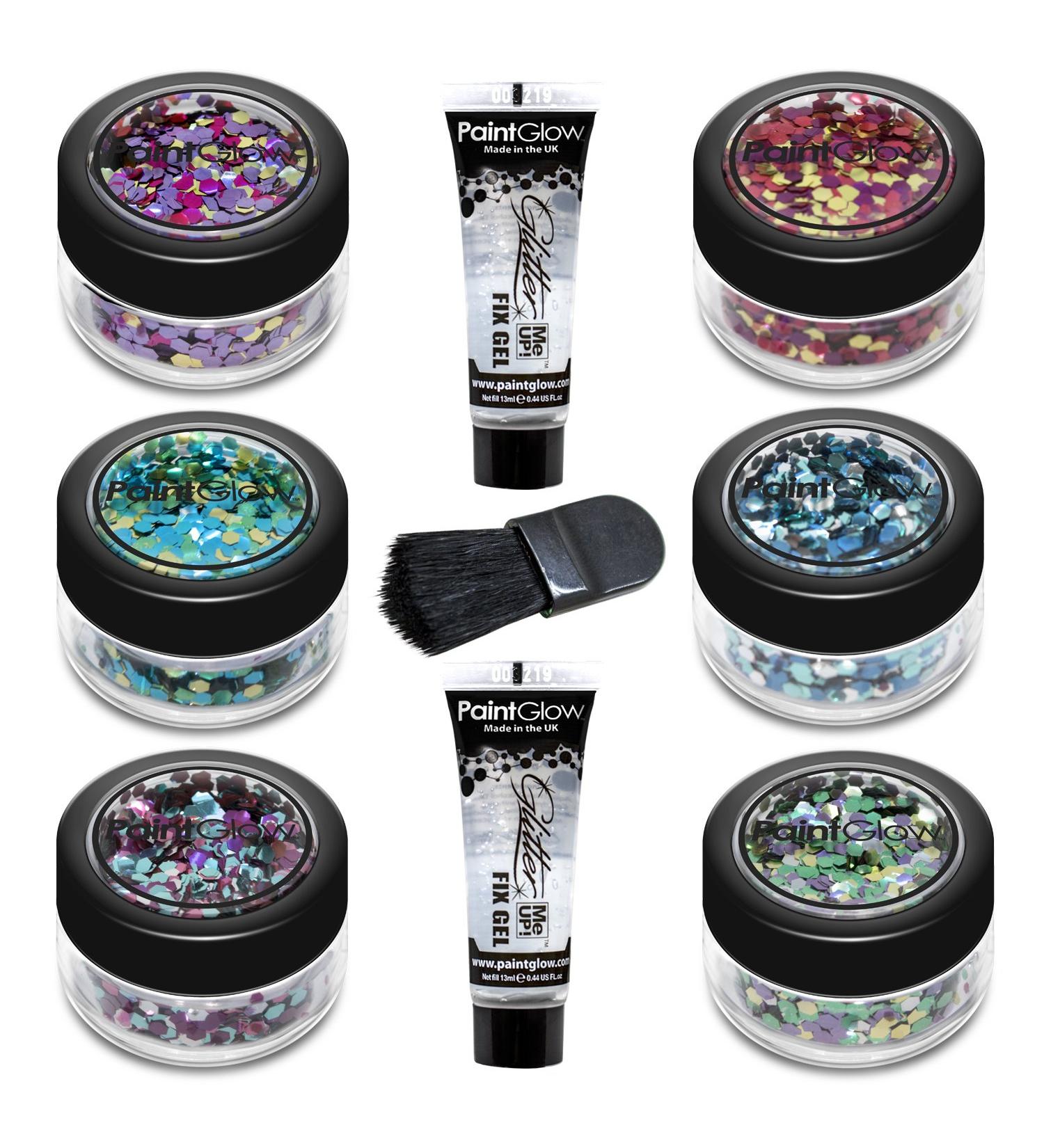 PaintGlow Vegan Bio-Degradable Chunky Glitter for Face & Body - Unicorn Glitter | Festival Glitter - Buy Online on GoSupps.com