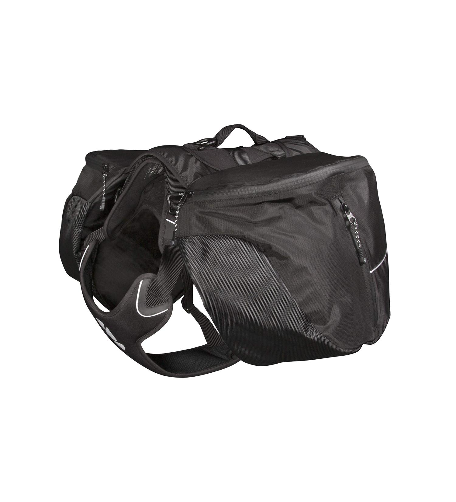 Hurtta Trail Pack Dog Backpack Raven - Medium (30-38 in, 40-80 lbs) - Buy Online on GoSupps.com