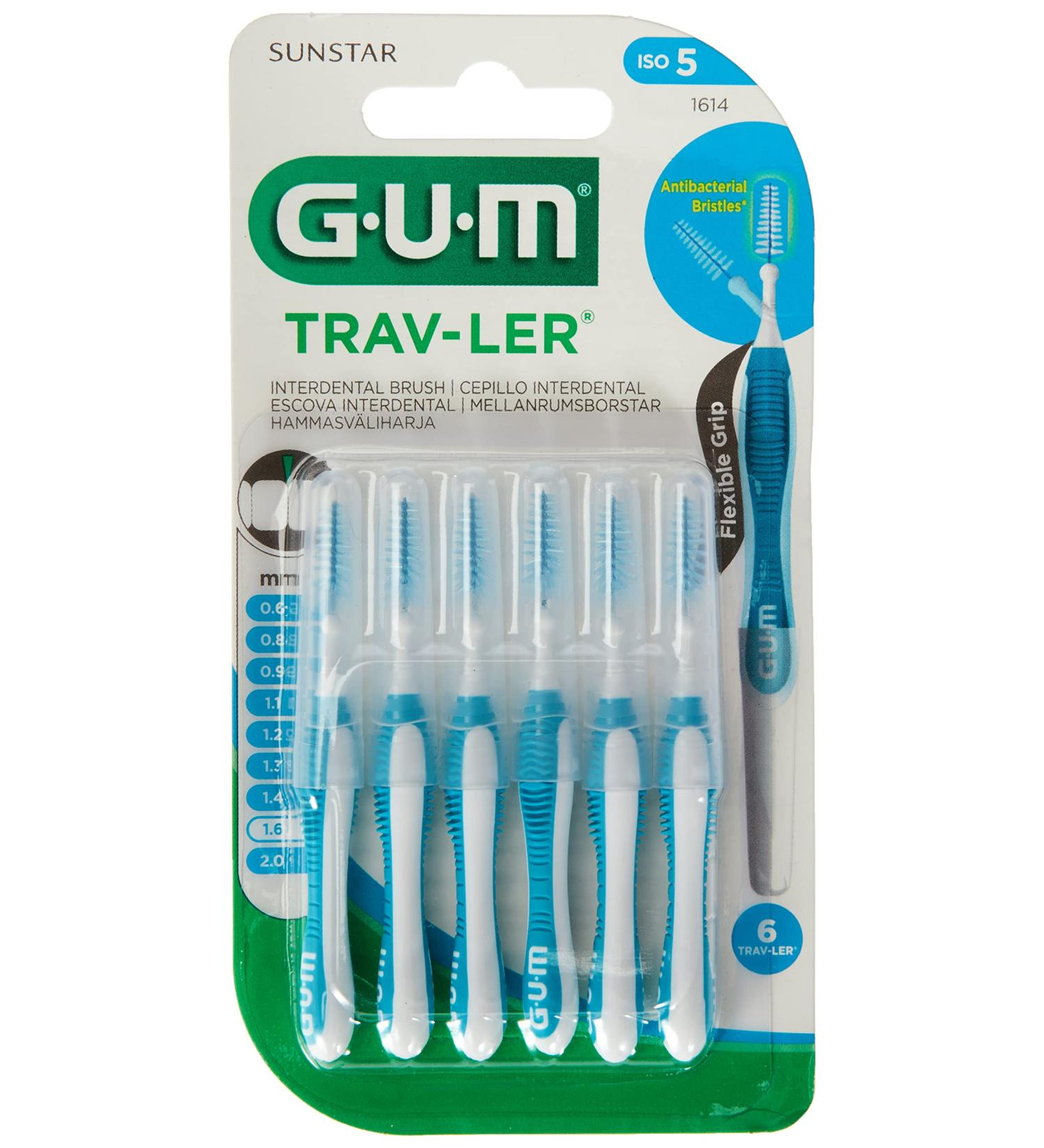 Buy Cep Interdent Gum Viaje 1.6 Conico 1614 Blue 6 Pieces (1 Pack) | International Shipping Available - Buy Online on GoSupps.com