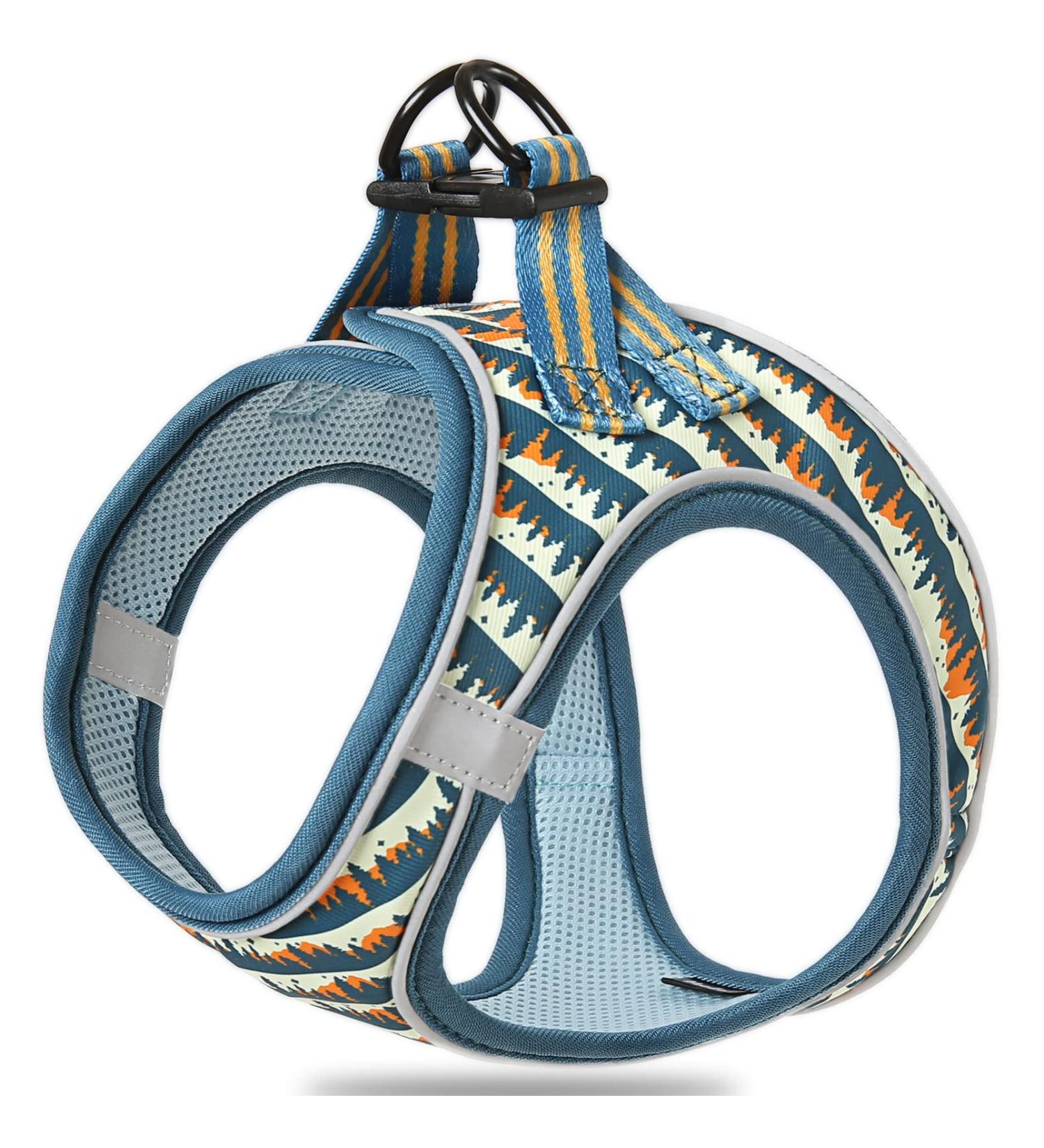 Buy Heele Small Soft Dog Dishes - Adjustable Air Mesh Tableware Vest for Walking & Training | Reflective Dark Green XS - Buy Online on GoSupps.com