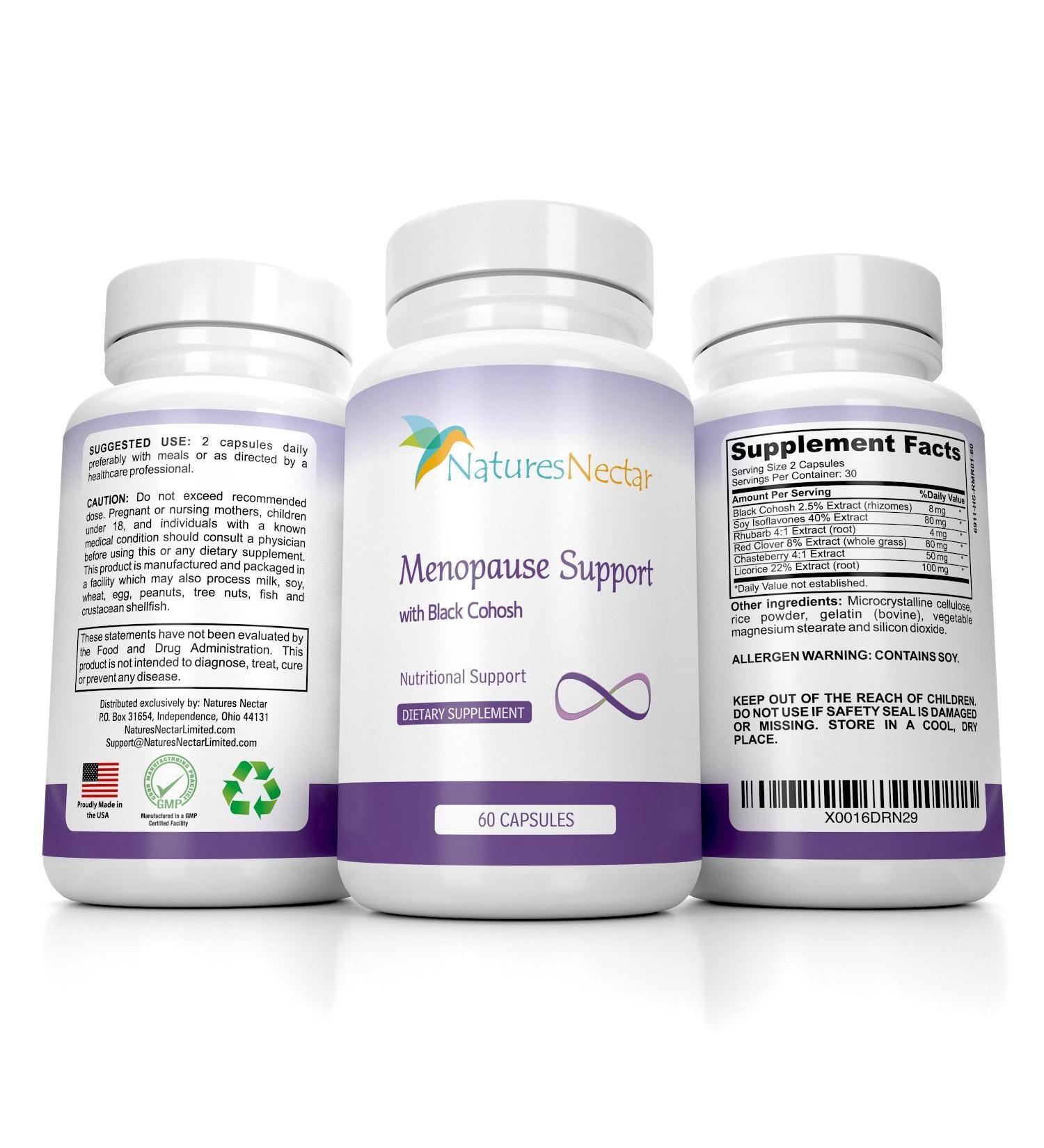 Menopause Relief Supplement for Hot Flash & Night Sweats - Hormone Balance & Natural Weight Loss - Estrogen Menopause Supplements - Buy Online on GoSupps.com