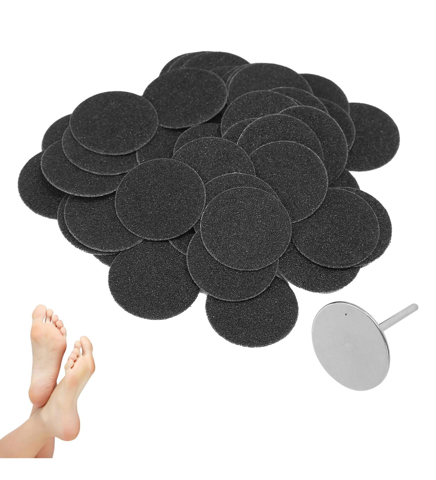 50 Electro Callus Sandpaper Slices for Feet Grinder - Pedicure Tool Replacement Accessories for Hard Skin & Cracked Heels ( 25mm) - Buy Online on GoSupps.com