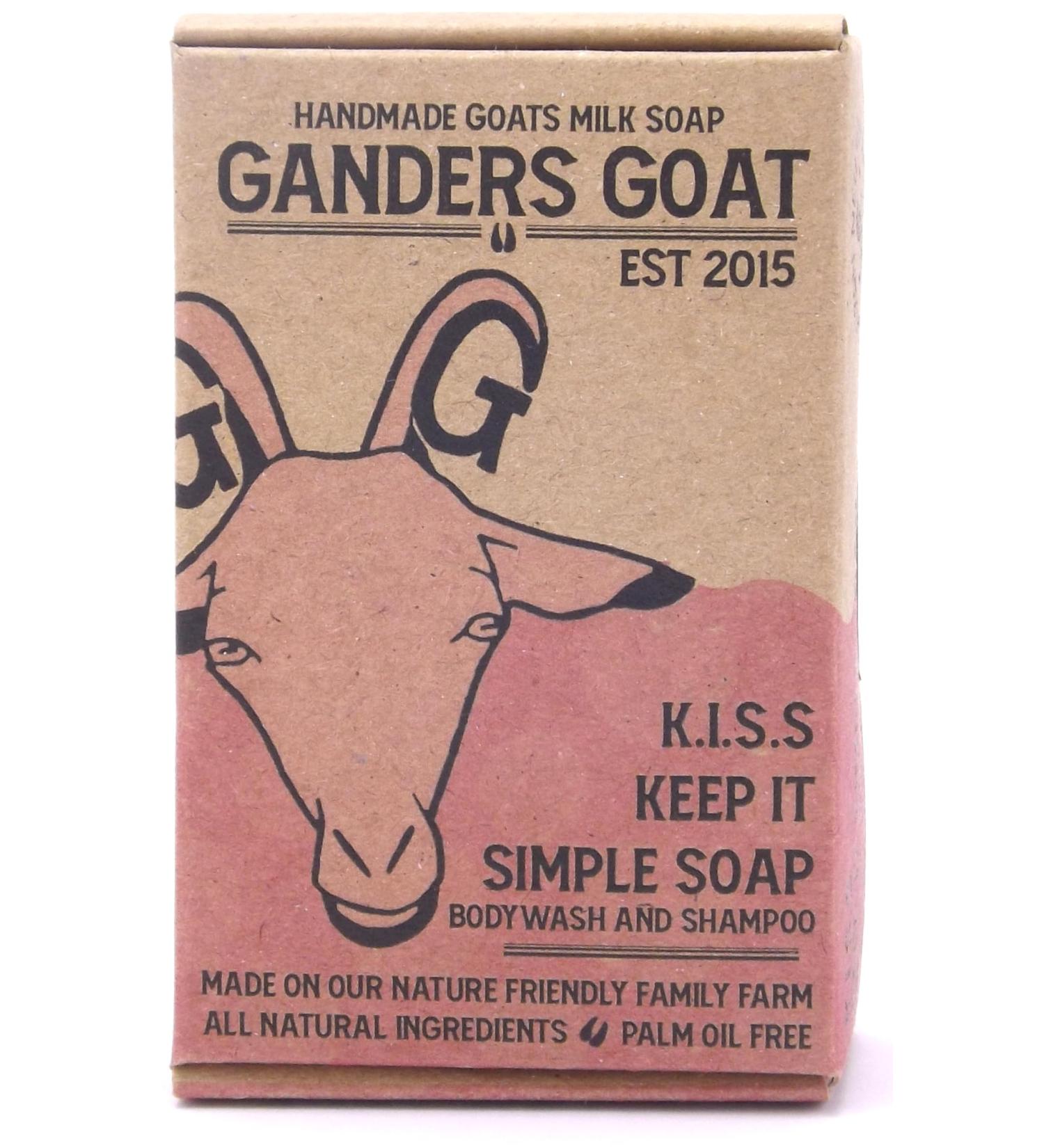 K.I.S.S. Keep It Simple Soap Unscented Goat Milk Soap 100g - Buy Online on GoSupps.com