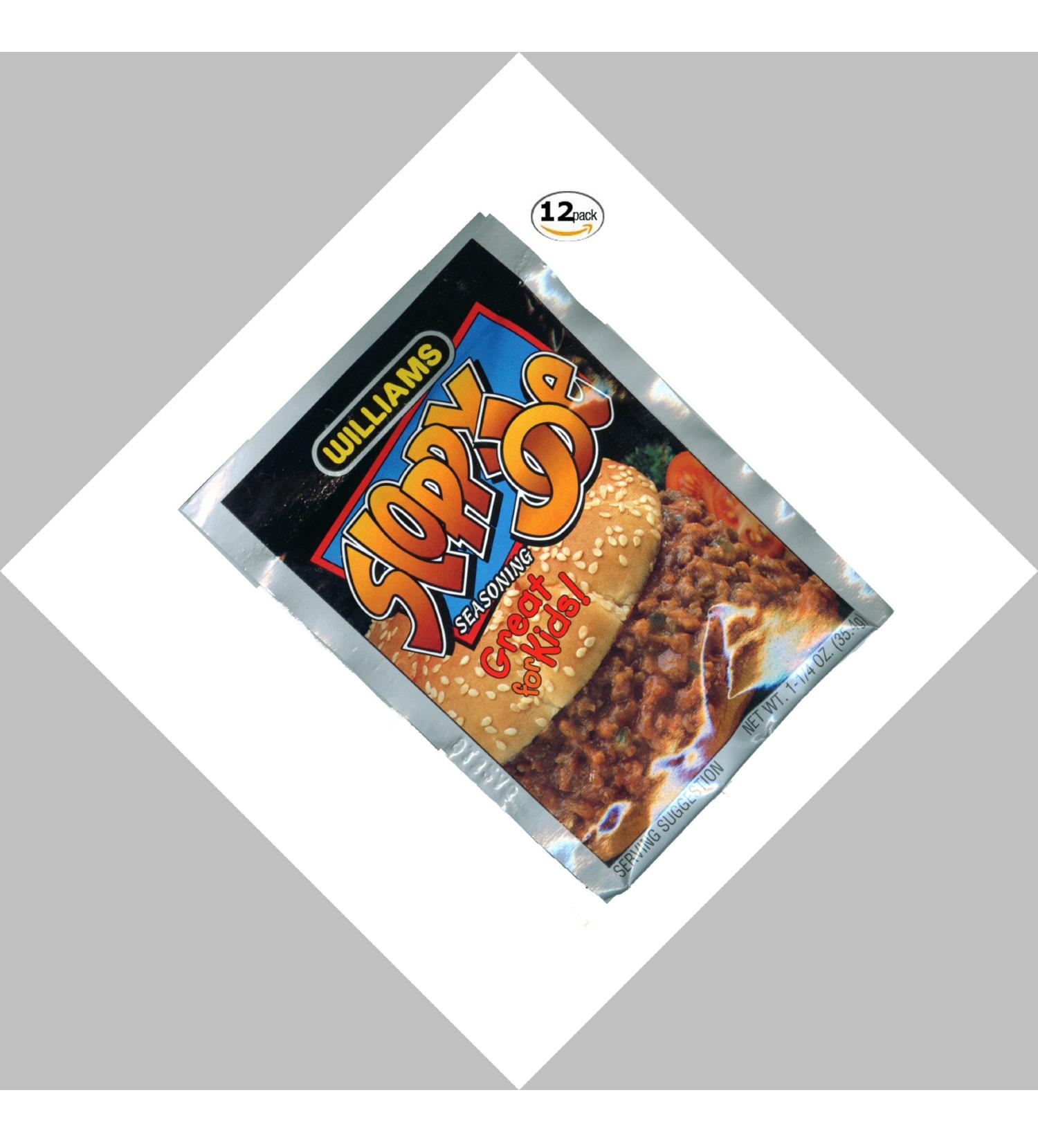 Williams Sloppy Joe Seasoning - 12 Pack