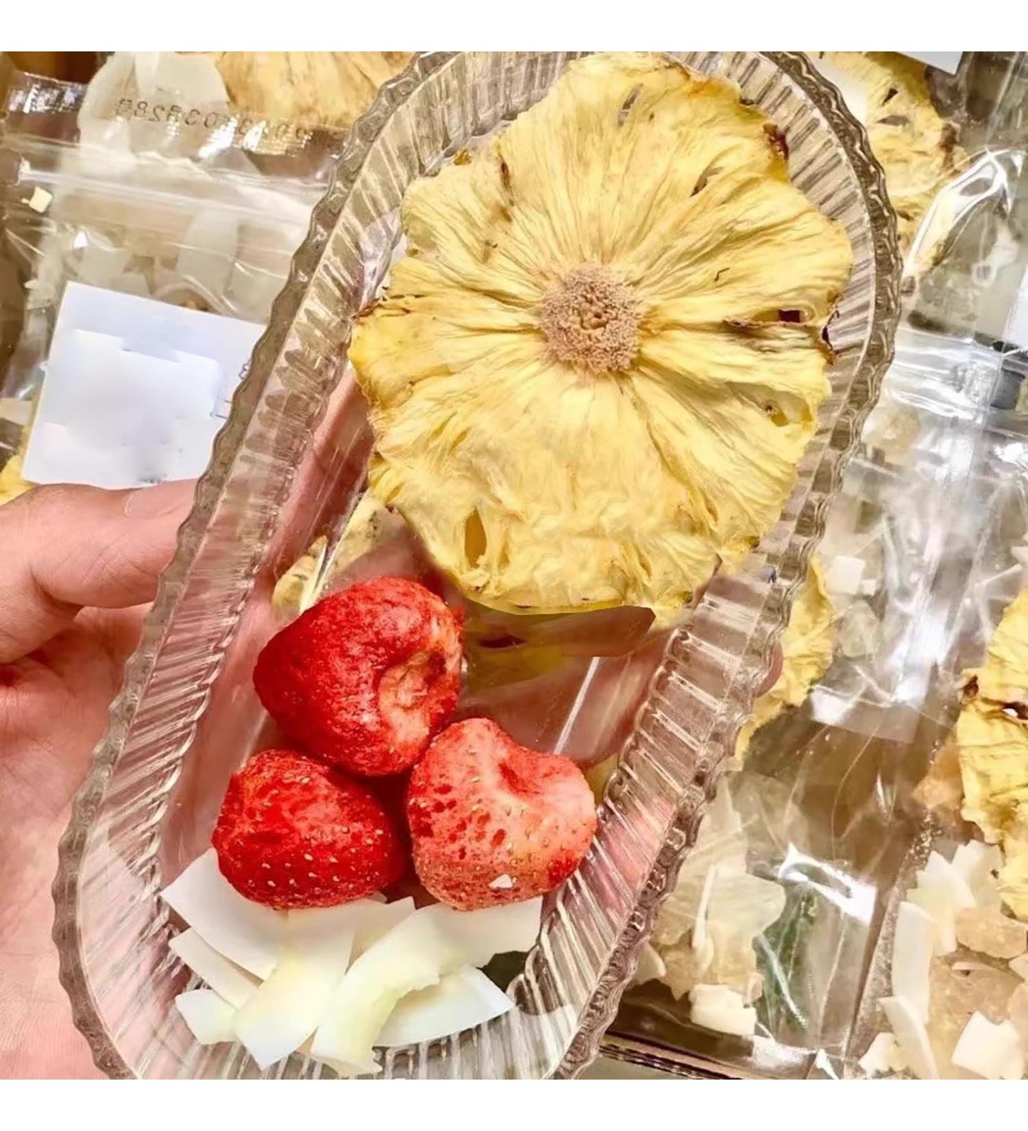 Pineapple Strawberry Coconut Tea Coconut Tea Pineapple Strawberry Fruit Tea Combination Tea (100g)