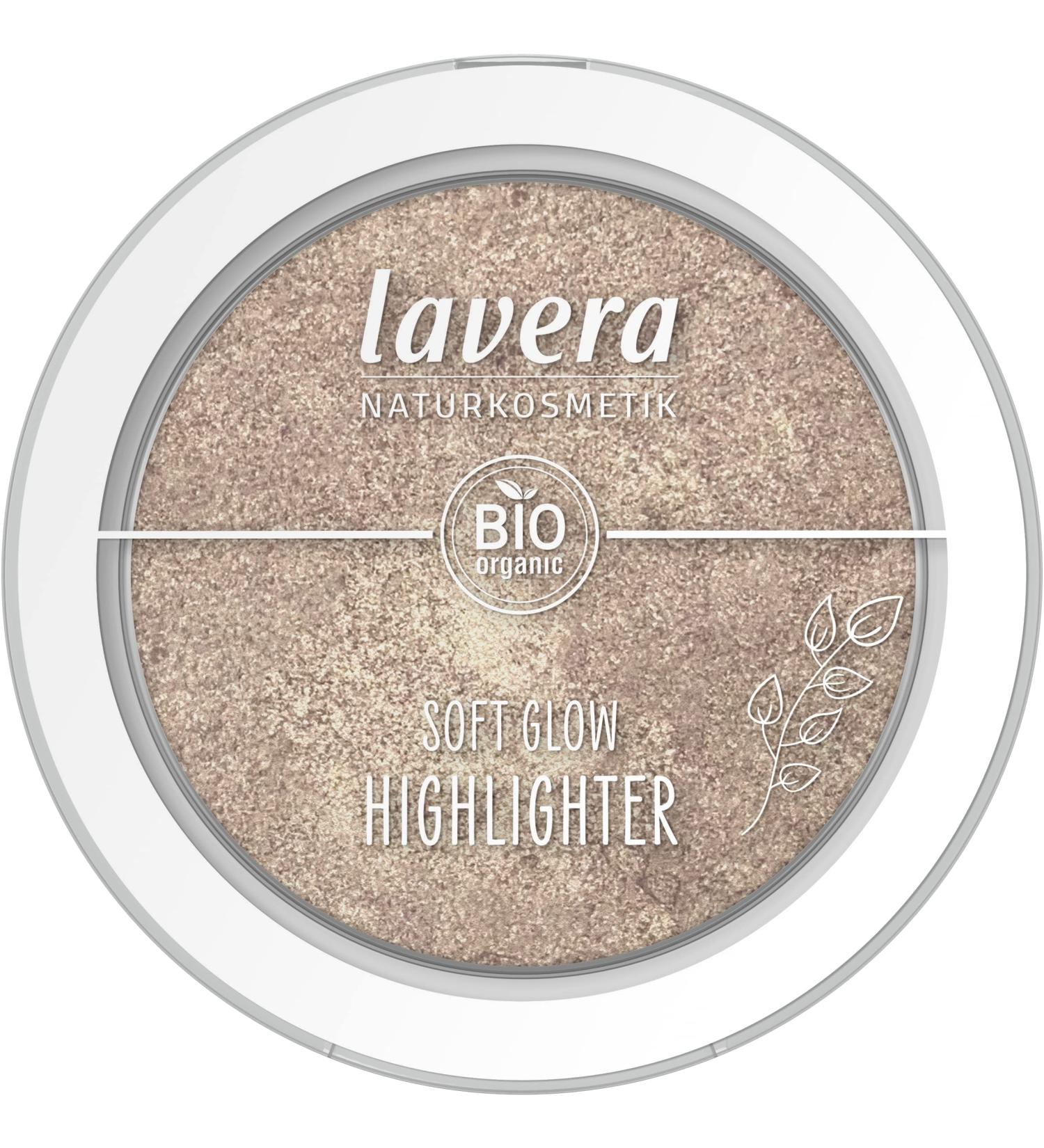Lavera Soft Glow Highlighter Ethereal Light 02 - Vegan Organic Almond Oil & Vitamin E Shimmering Velvety Texture - International Shipping - Buy Online on GoSupps.com