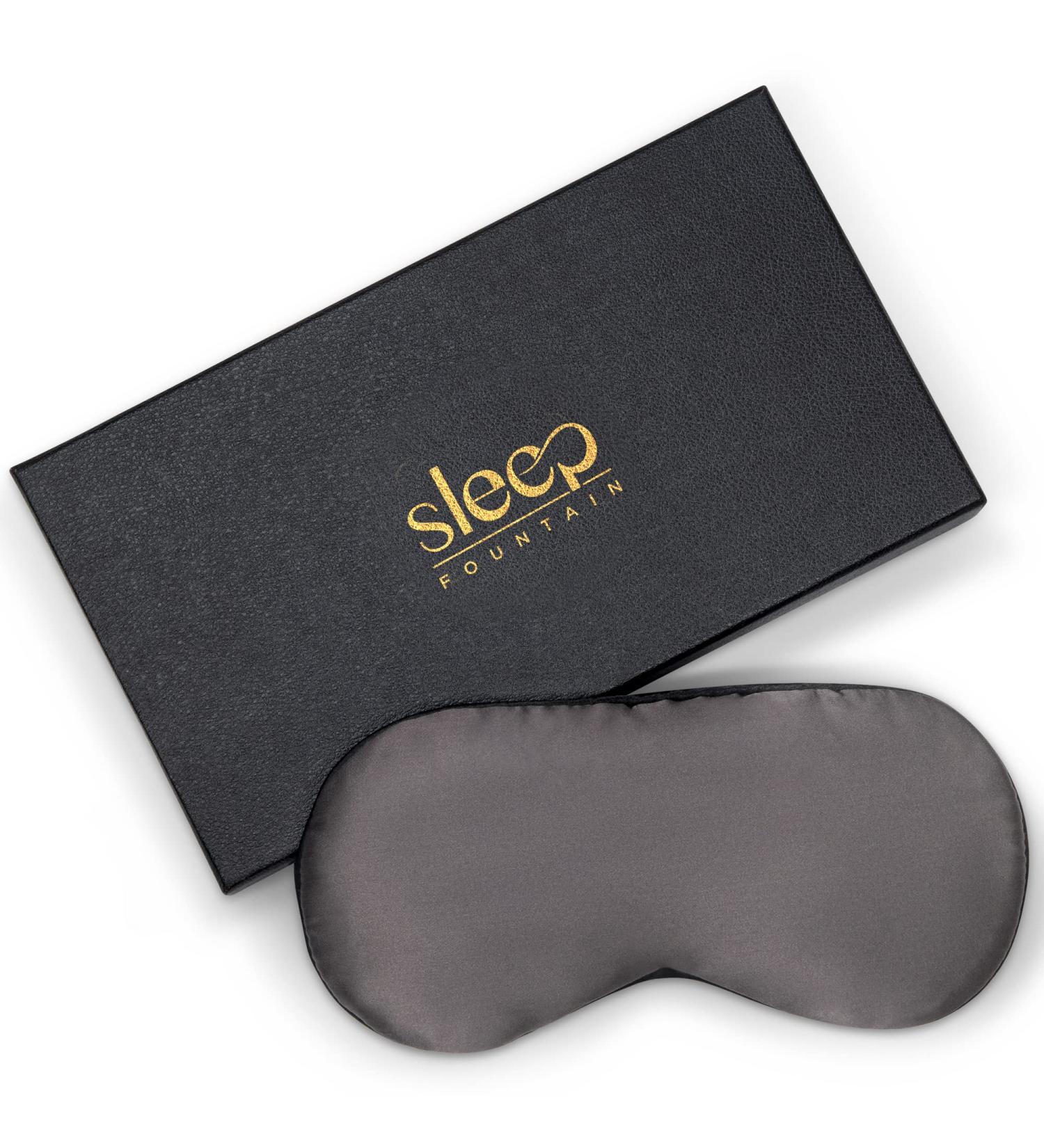 SLEEP FOUNTAIN Mulberry Silk Anti-Aging Sleep Mask for Women | Blackout Eye Mask with Copper Ion Technology for Skin Care | Reduces Puffiness, Wrinkles, Fine Lines - Buy Online on GoSupps.com